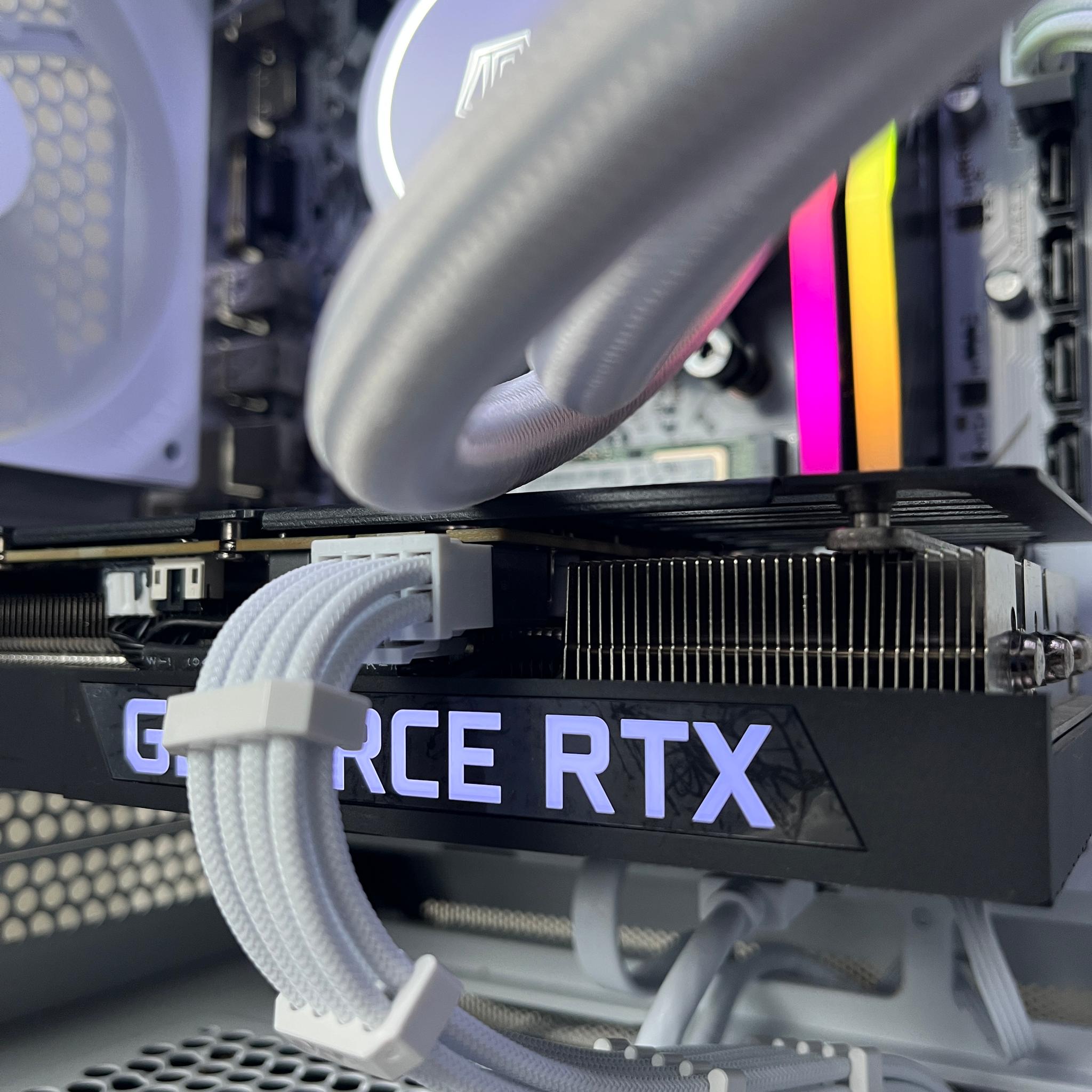 White Gaming Pc | Ryzen 5 5500 | RTX 3060 Ti | DDR4 16GB | 1TB NVMe | Win 11 Pro