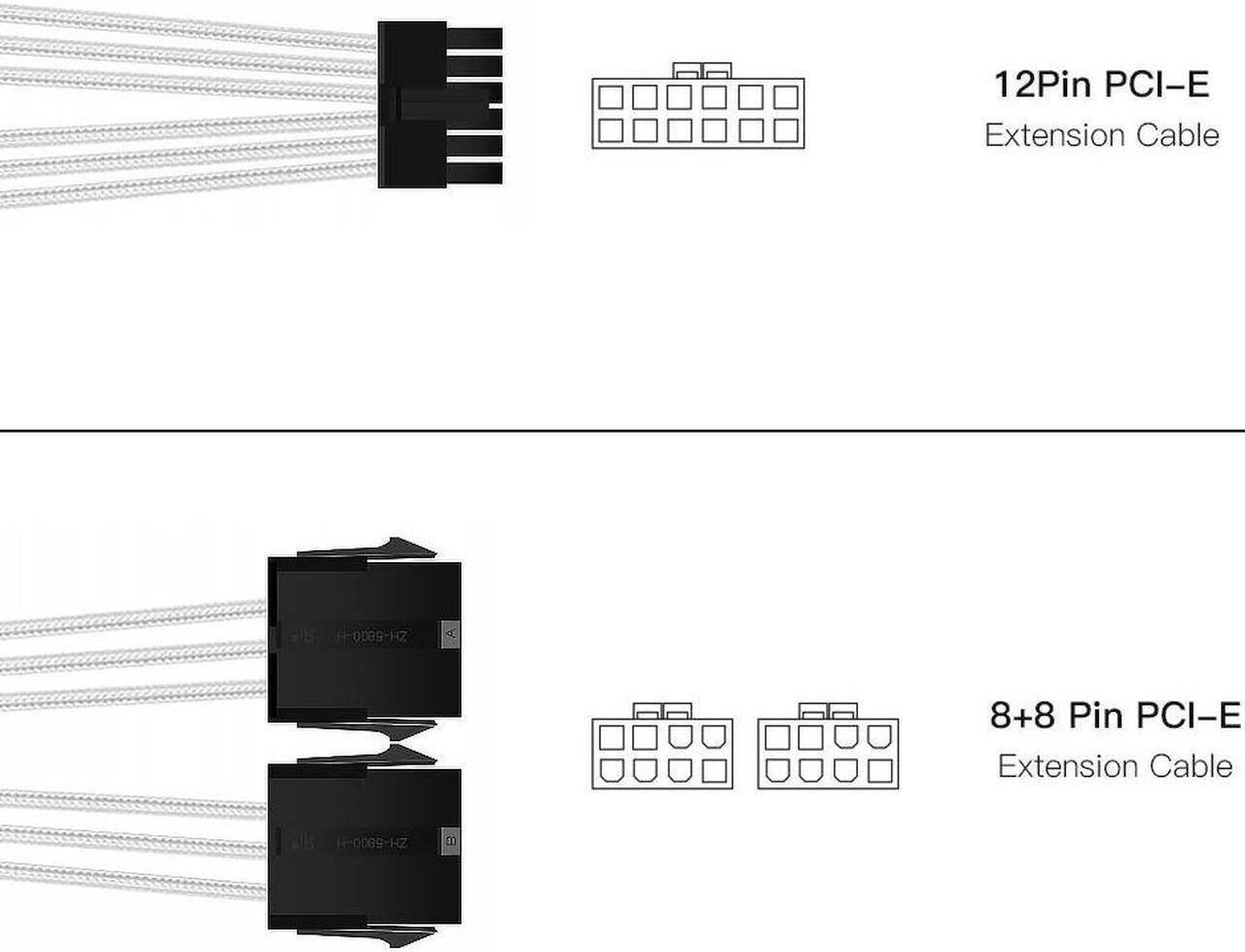 LOT OF TWO - RTX 30 series FE cable extensions
