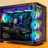 🌈 Ryzen 5 5600XT + RX 7700 XT Gaming PC | 1440p Gaming | Premium RGB Build w/ LCD Liquid Cooler