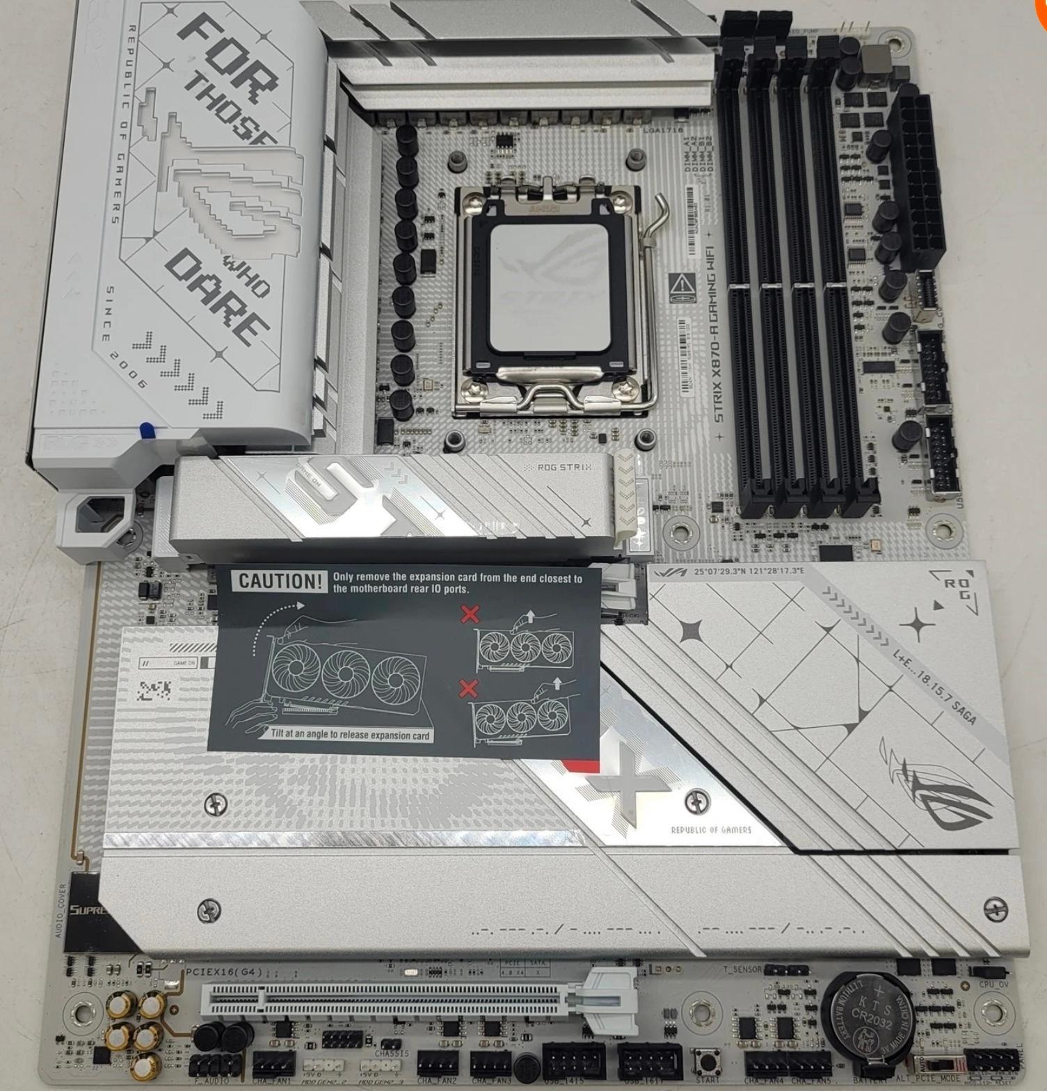 ASUS ROG STRIX X870A  GAMING WIFI + R9 7900X + 500GB NMVE AMD AM5 DDR5 PCIE 5.0