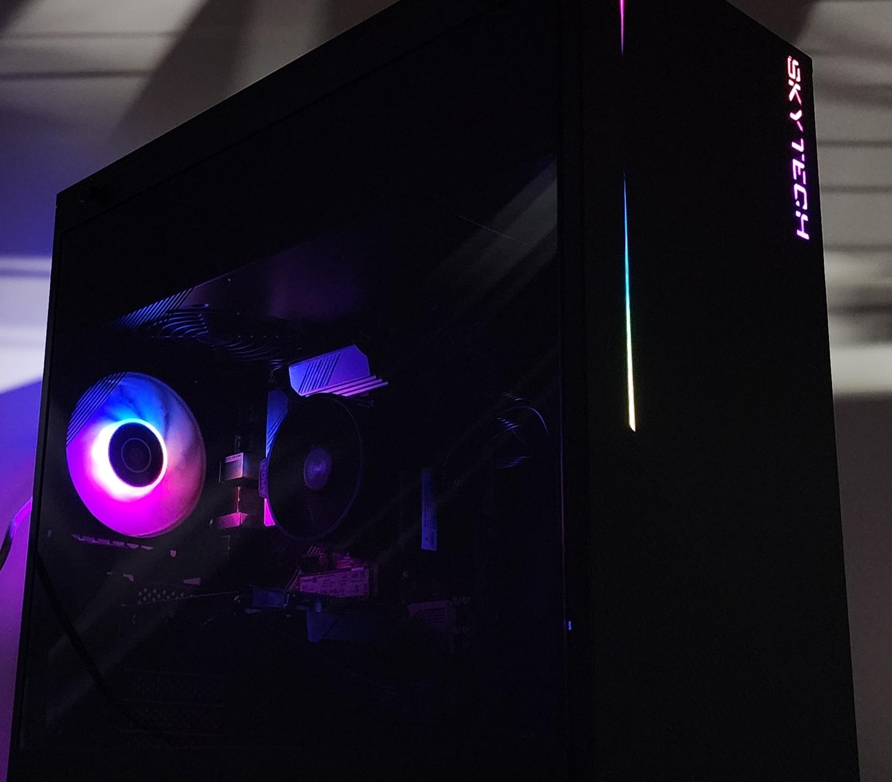 Gaming PC Ryzen 5 3600 16GB RAM 500GB SSD GTX 1650 4GB Windows 11 Computer