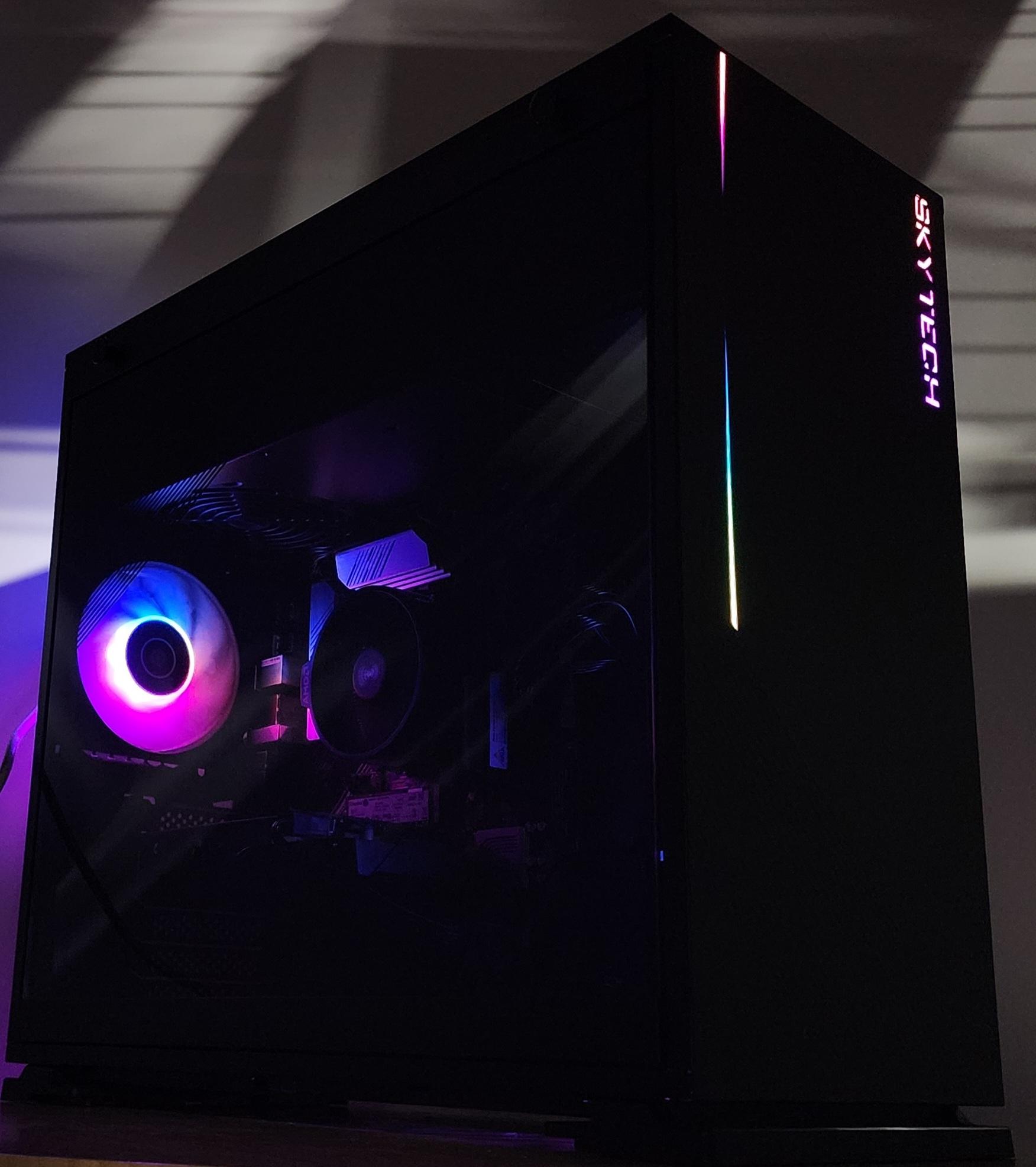 Gaming PC Ryzen 5 3600 16GB RAM 500GB SSD GTX 1650 4GB Windows 11 Computer