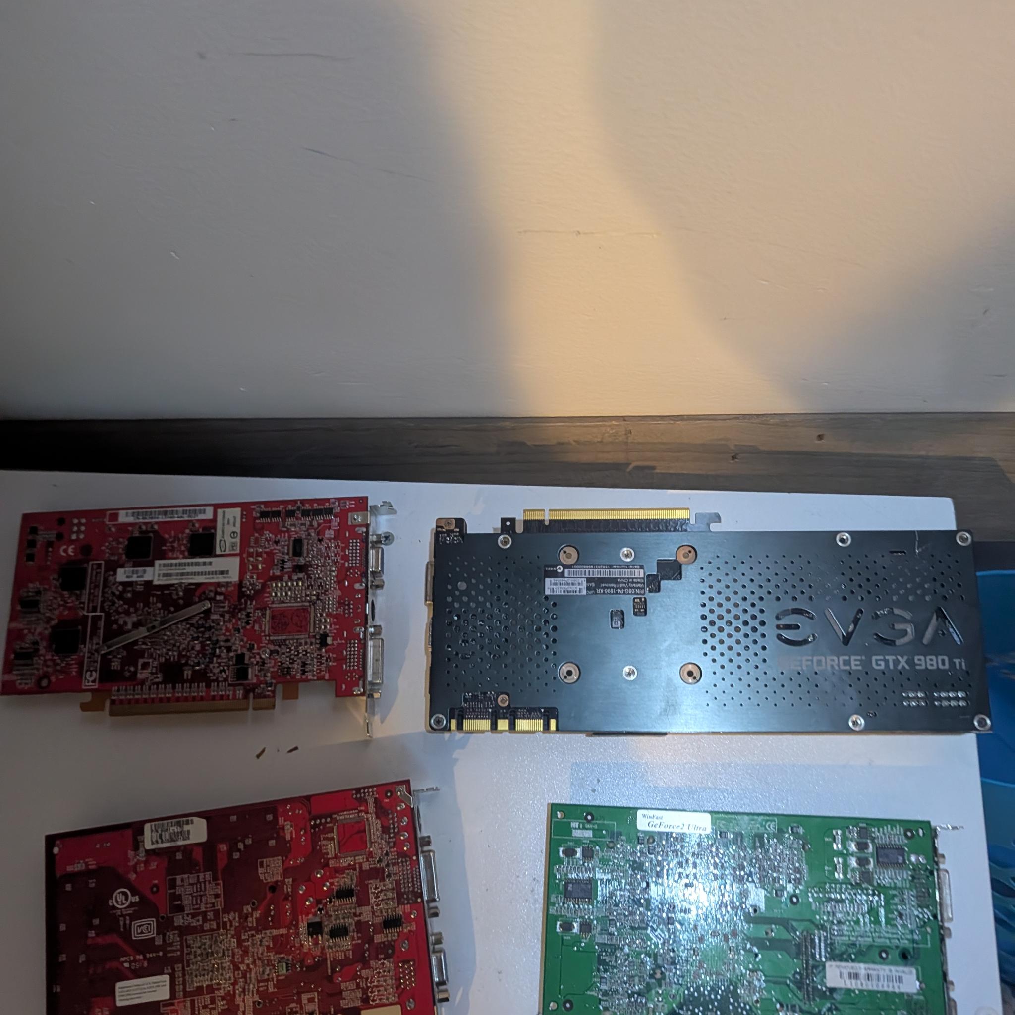 GTX 980 TI GEFORCE 6600 GeForce 2 ultra AMD X800 Bundle READ