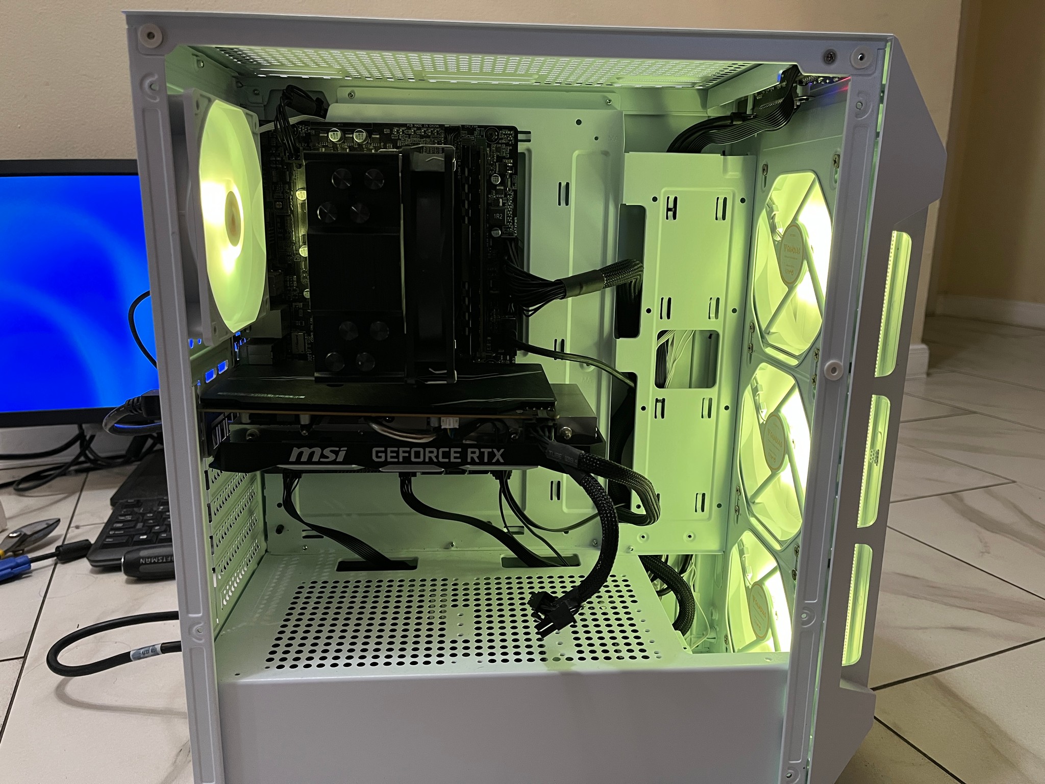 🟠🔥NVIDIA RTX 2070, Intel i7-7700k, 12GB RAM, 500 GB SSD, High Performance RGB Gaming PC 🖥️🟢