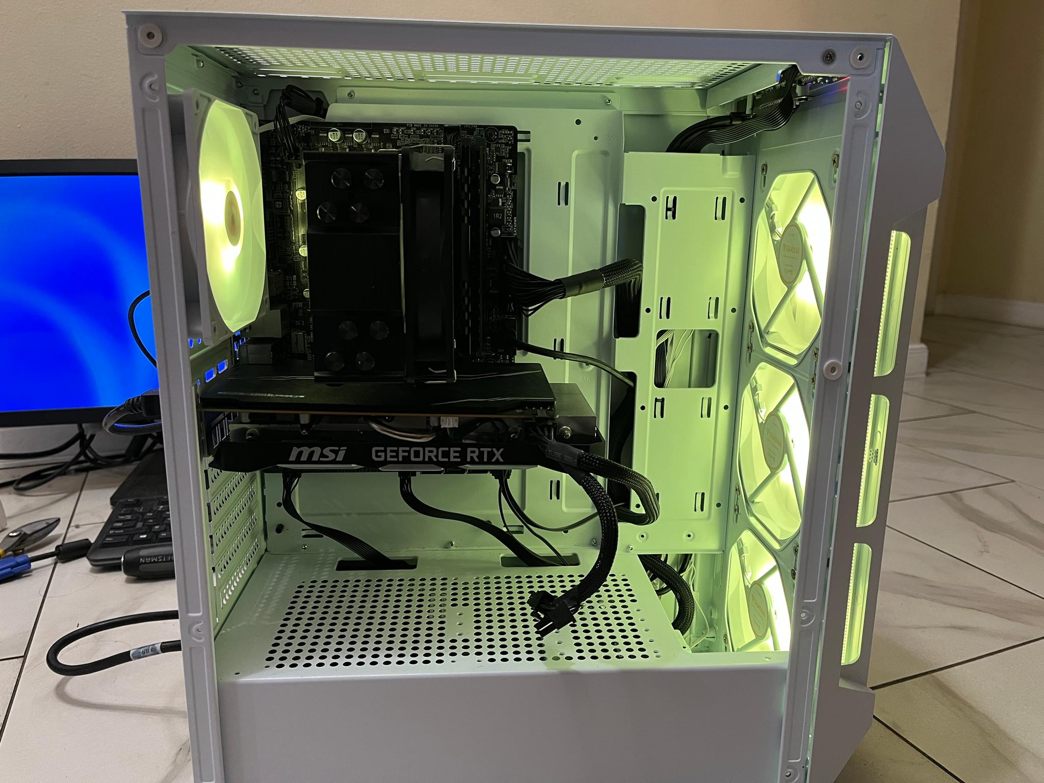 🟠🔥NVIDIA RTX 2070, Intel i7-7700k, 12GB RAM, 500 GB SSD, High Performance RGB Gaming PC 🖥️🟢