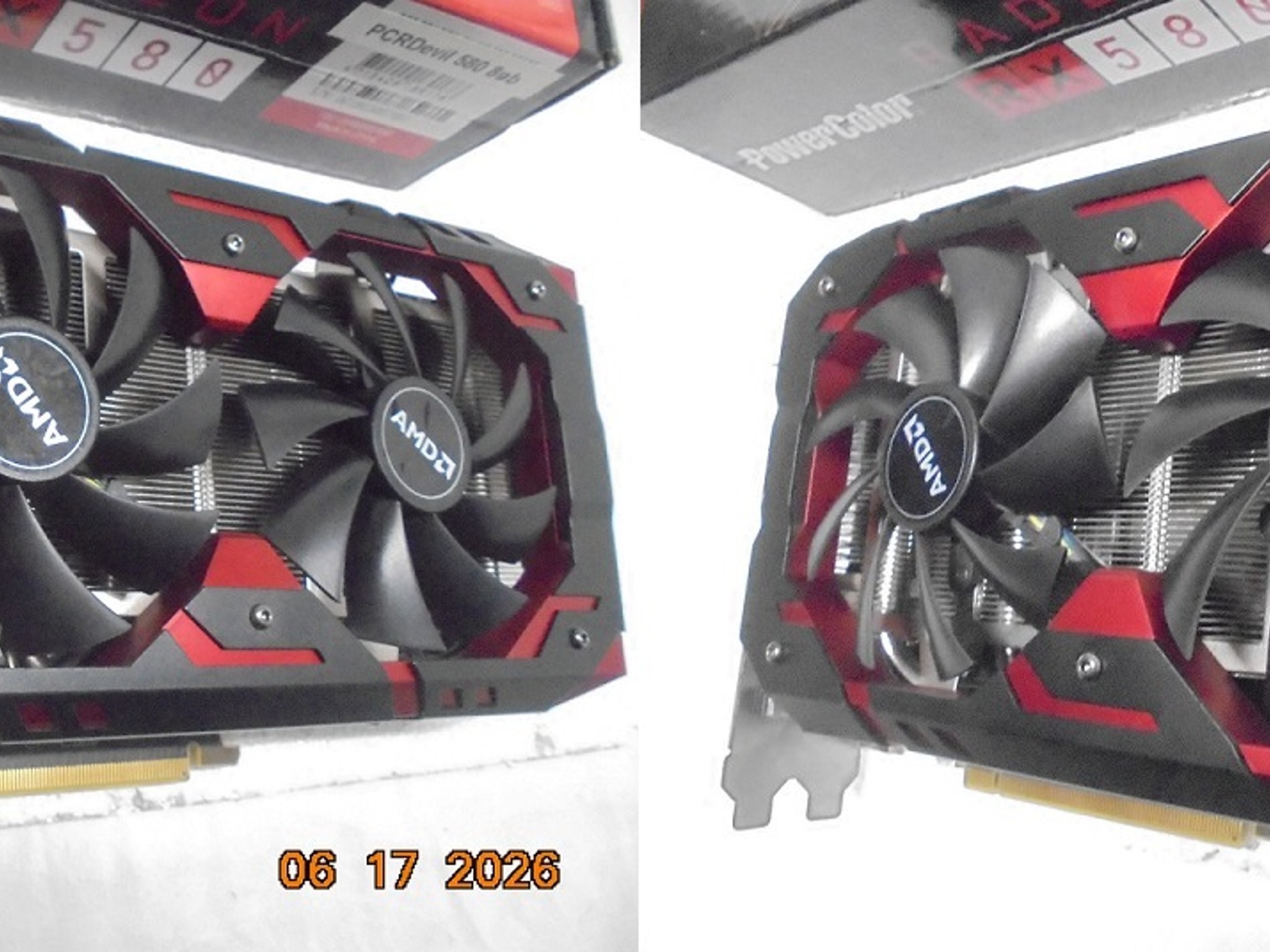 Power Color Red Devil RX580 OC 8GB/Well Maintained/Runs Perfect