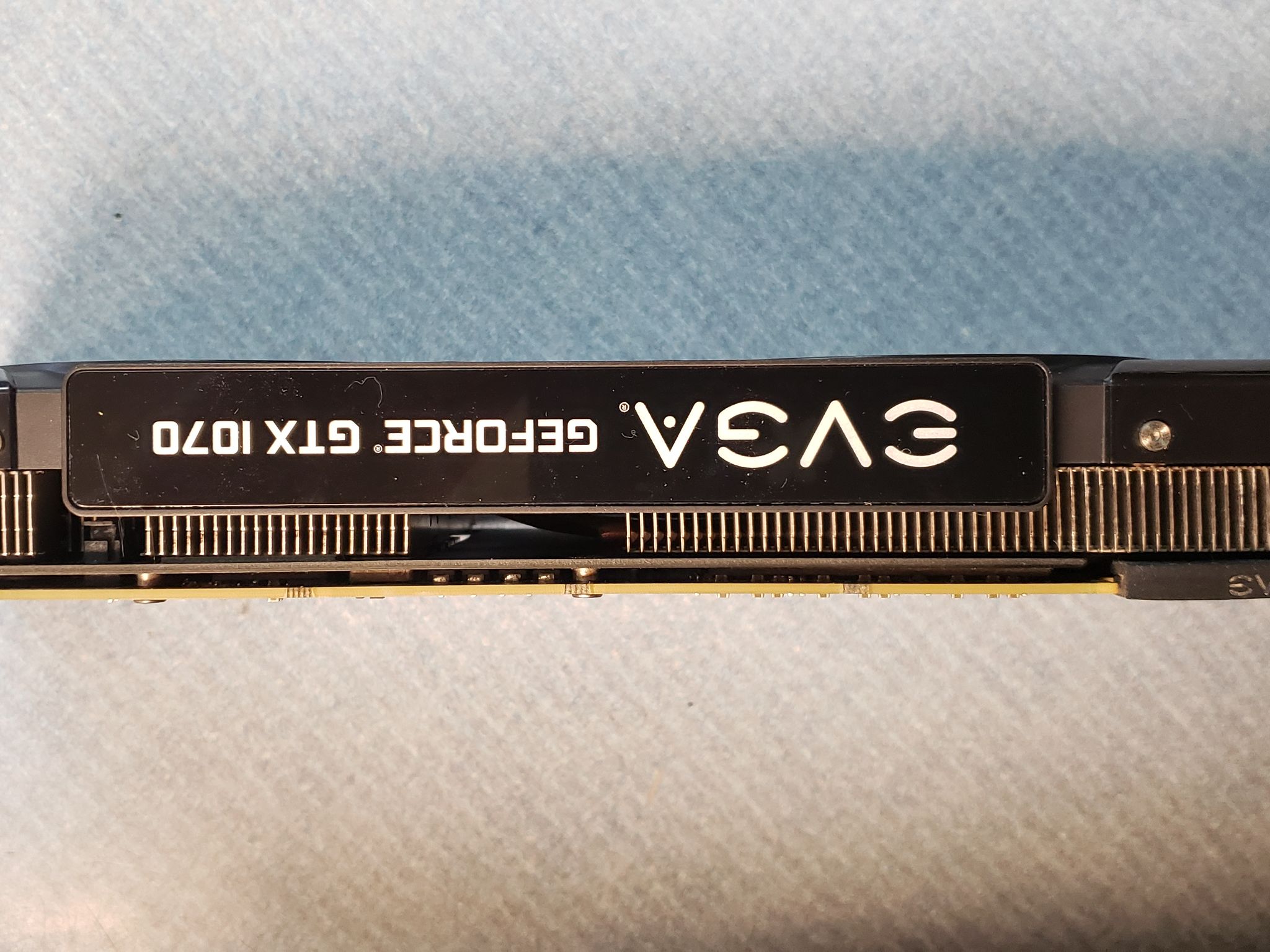 EVGA GTX 1070 SC graphics card.