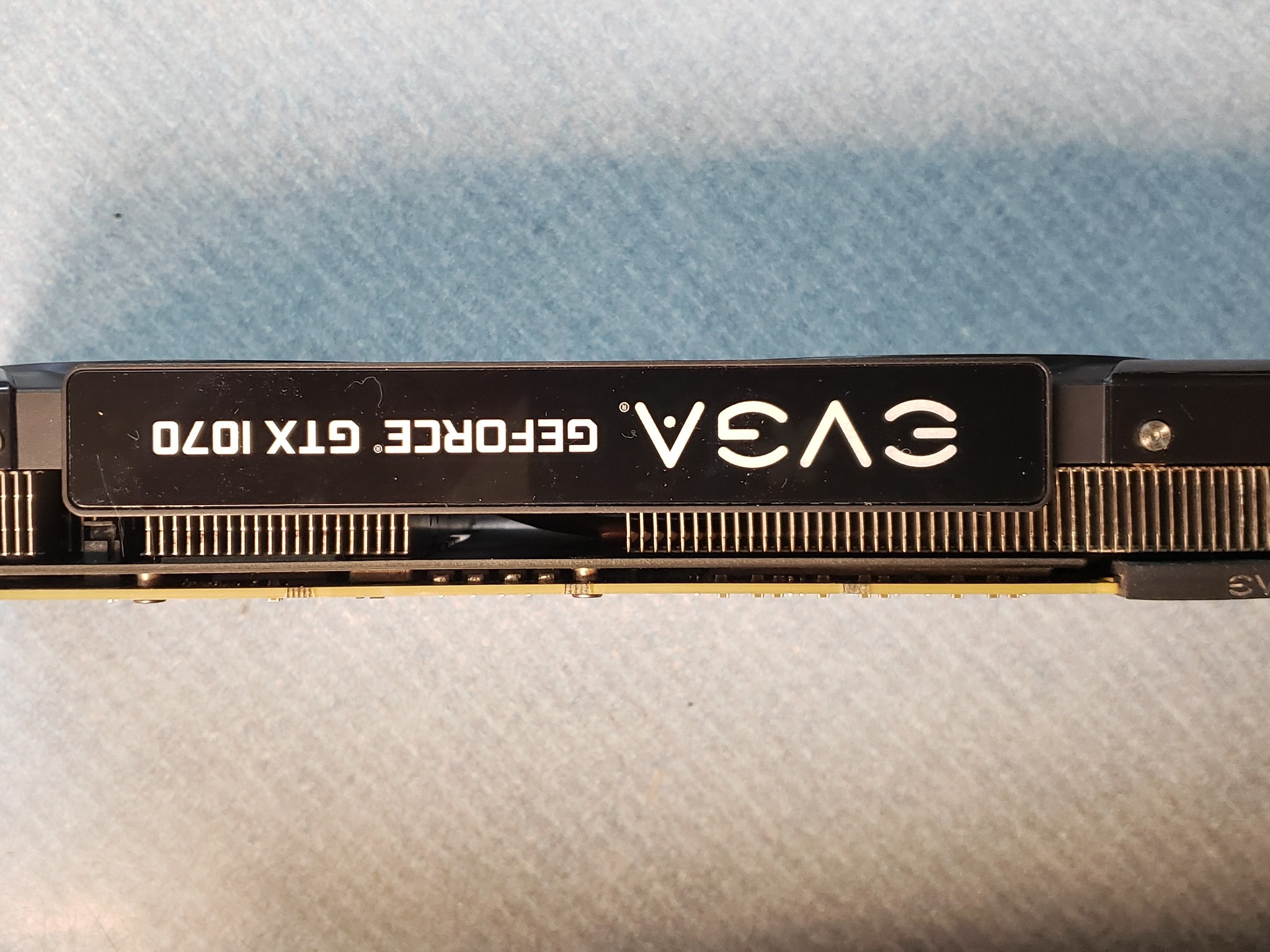 EVGA GTX 1070 SC graphics card.