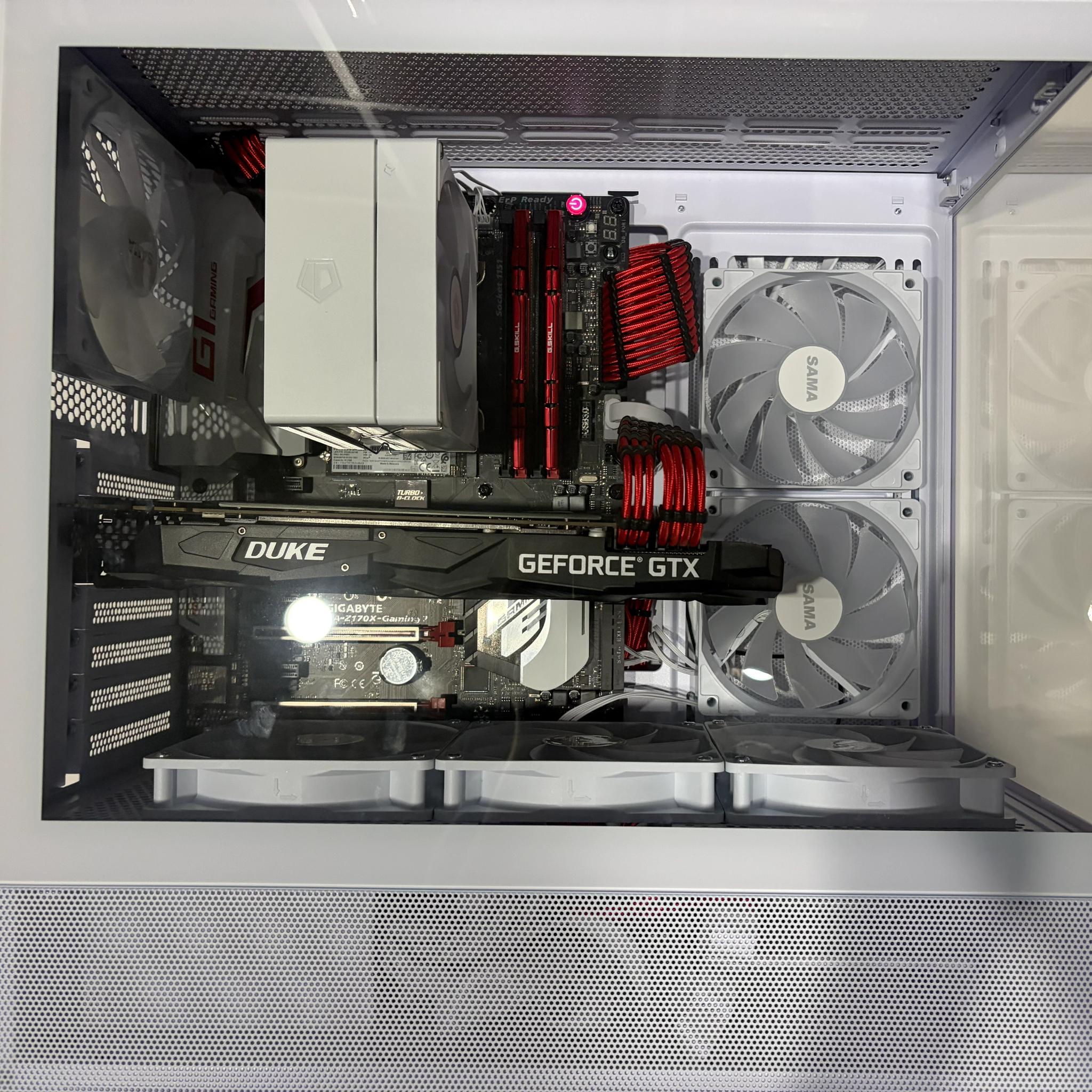 White- 1070 ti, 16 gb ddr4-3000, intel i5- 6500