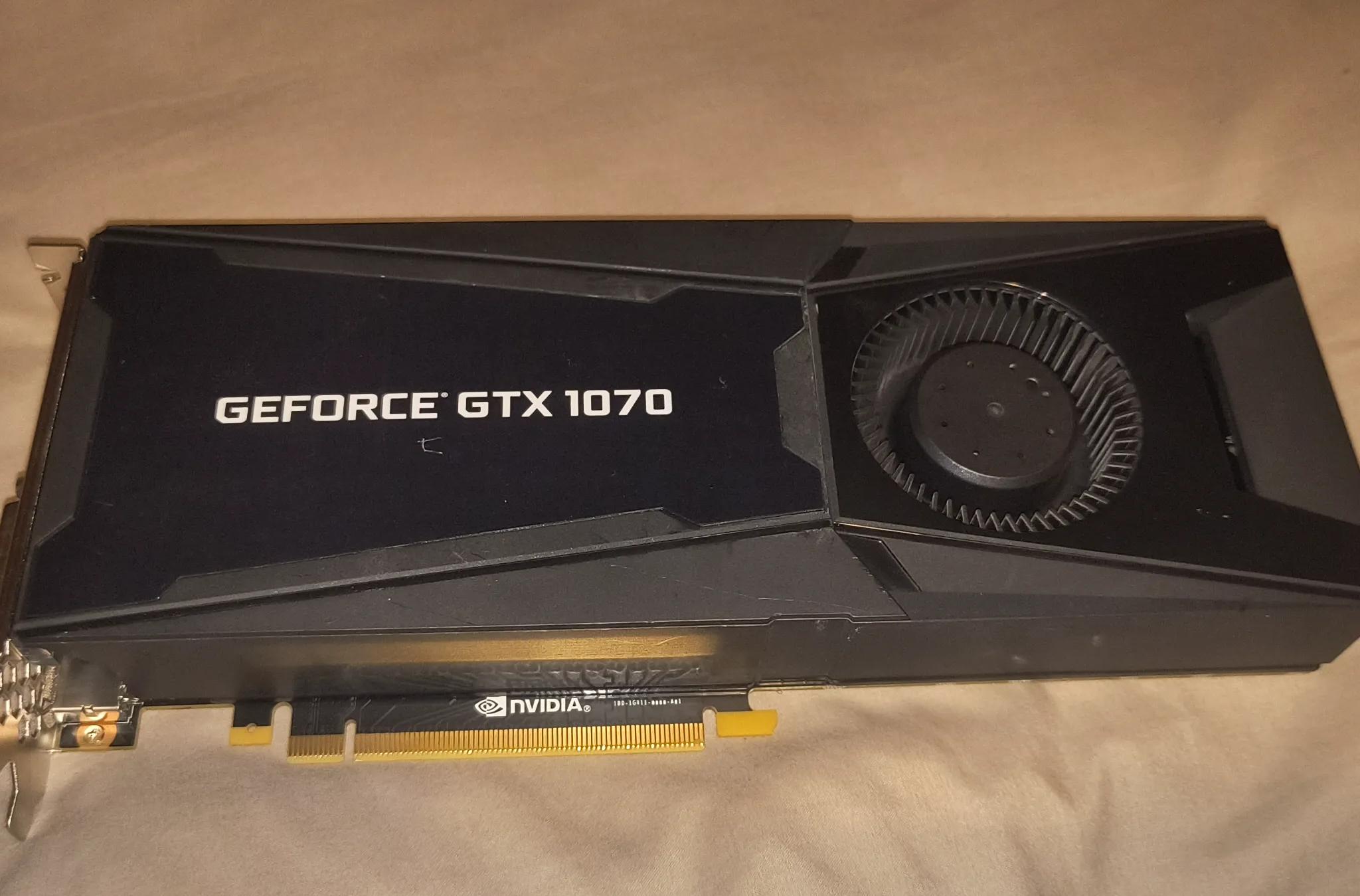 PNY Nvidia GTX 1070 8GB GPU