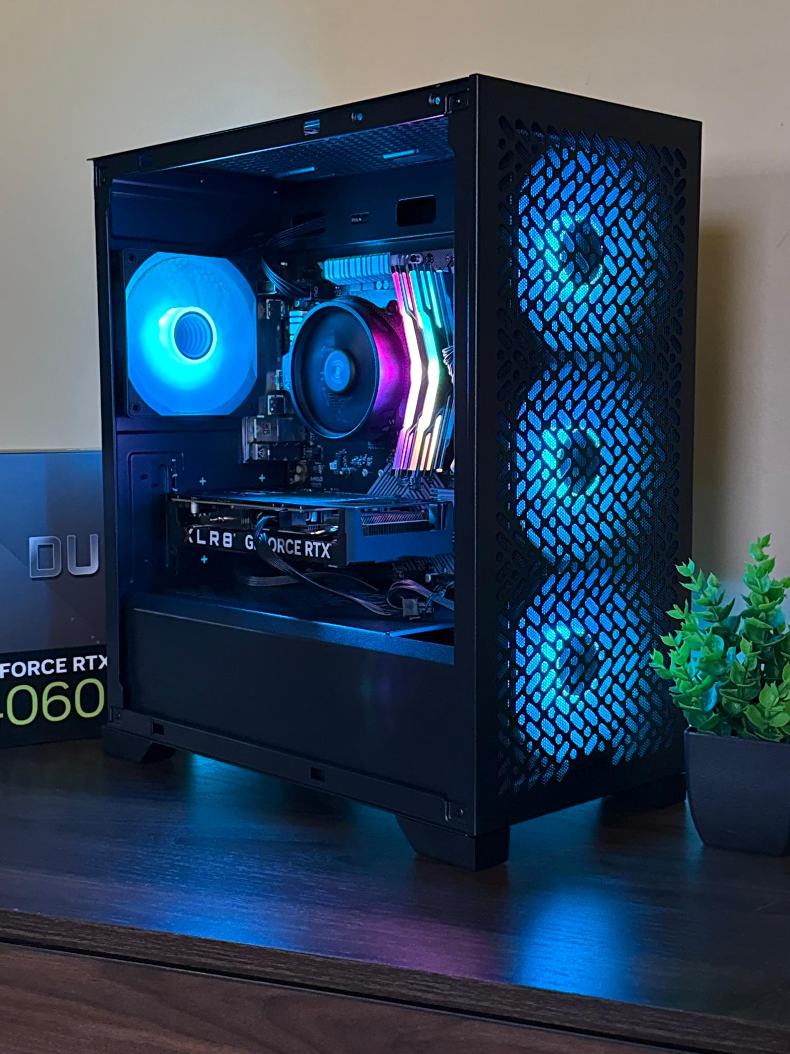RTX Gaming PC | RTX 4060 | RYZEN 5 5500 | 16GB RAM | 1.25TB Storage