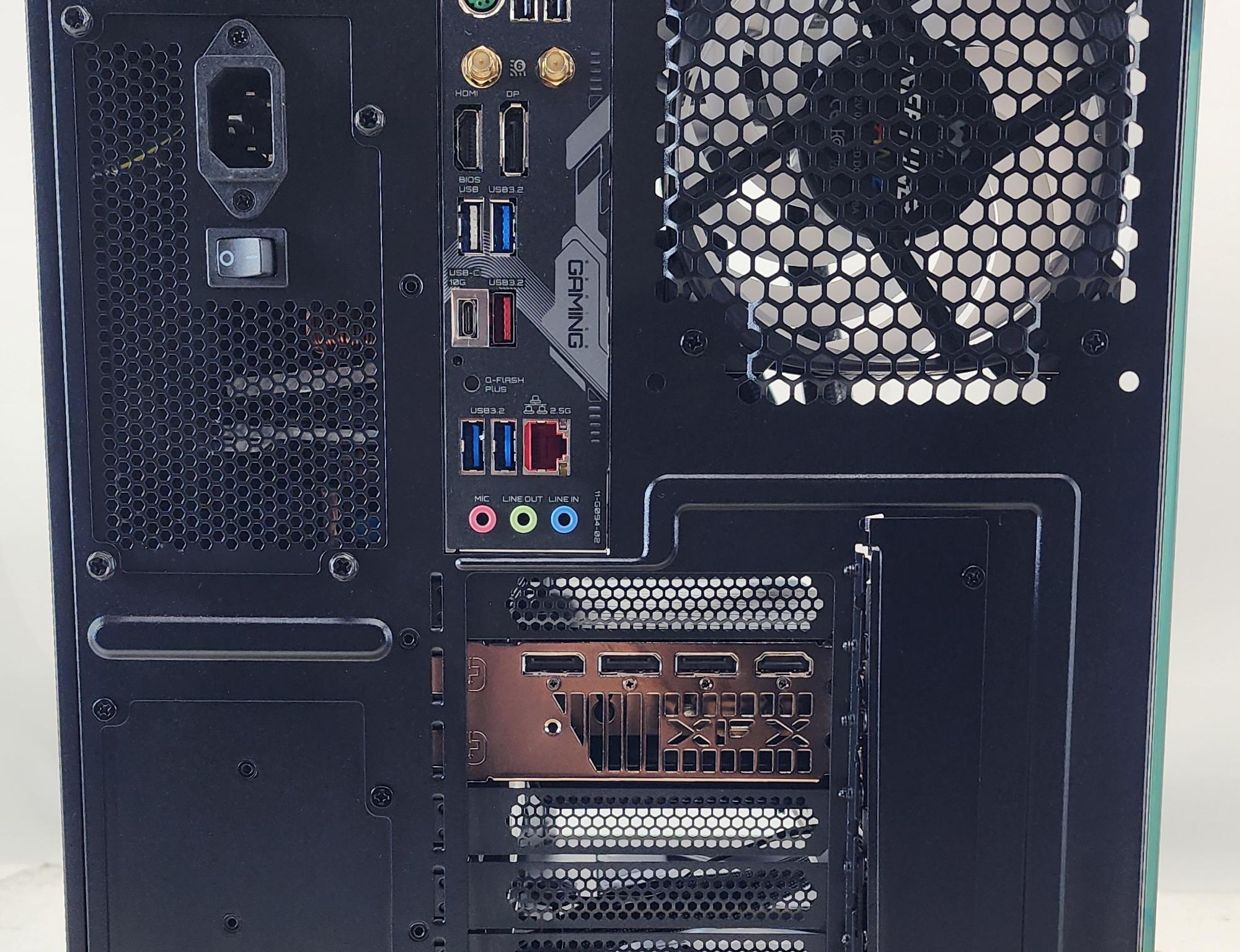 Gaming PC Ryzen 7 7700 32GB RAM 2TB SSD RX 7700 XT 12GB Windows 11 Computer