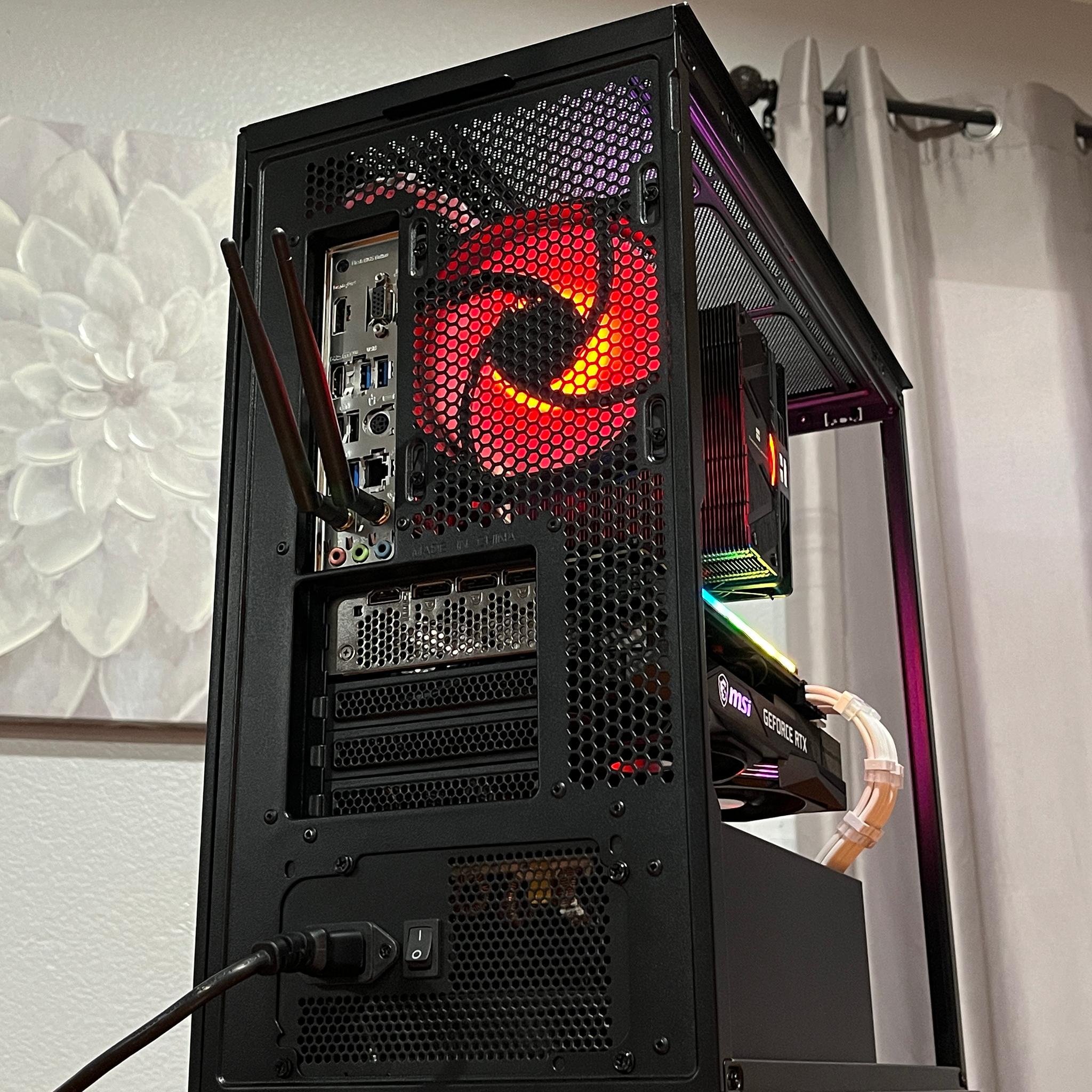 RTX 3070 TRIO 8GB, Ryzen 7 5700G, 32GB 3600MHz | Black RGB Gaming Computer/PC