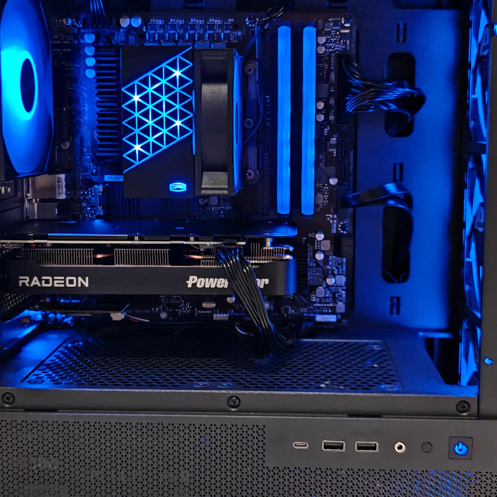 1440P - 1080P - AMD Radeon RX 9060XT 16GB - Intel Core i5 14600KF - 32 GB RAM - 1 TB SSD - Value PC