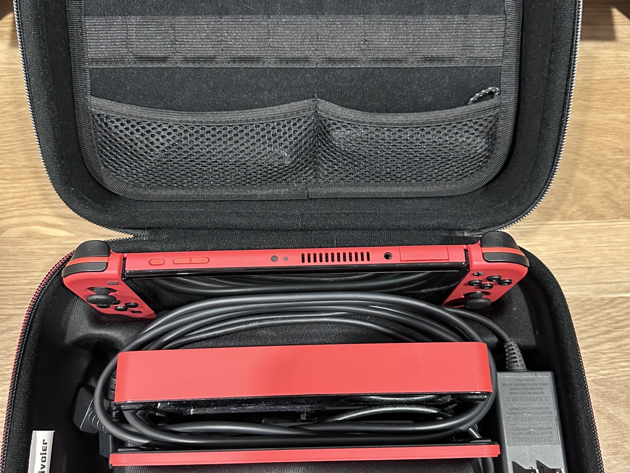 Nintendo Switch OLED with travel case