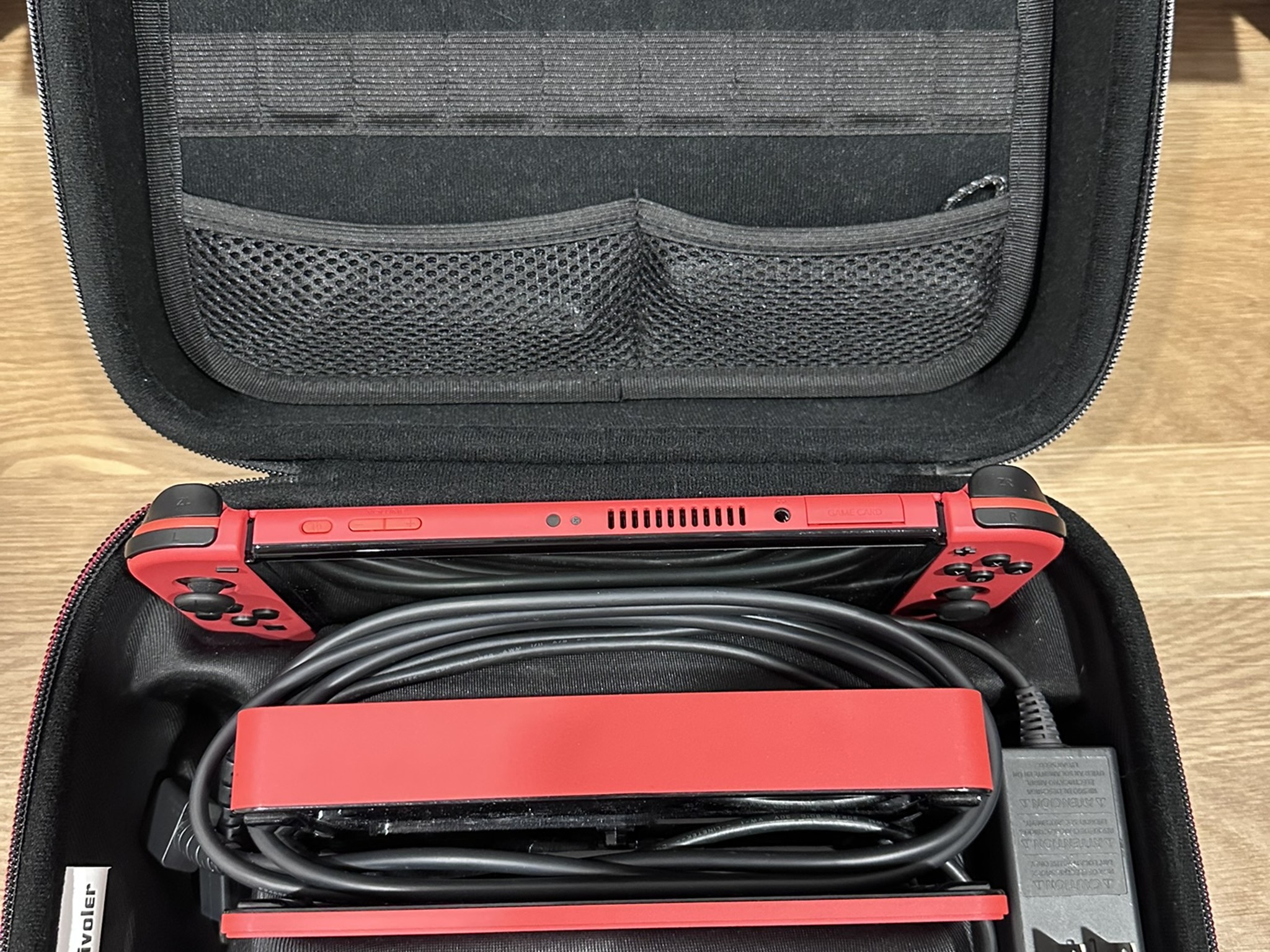 Nintendo Switch OLED with travel case