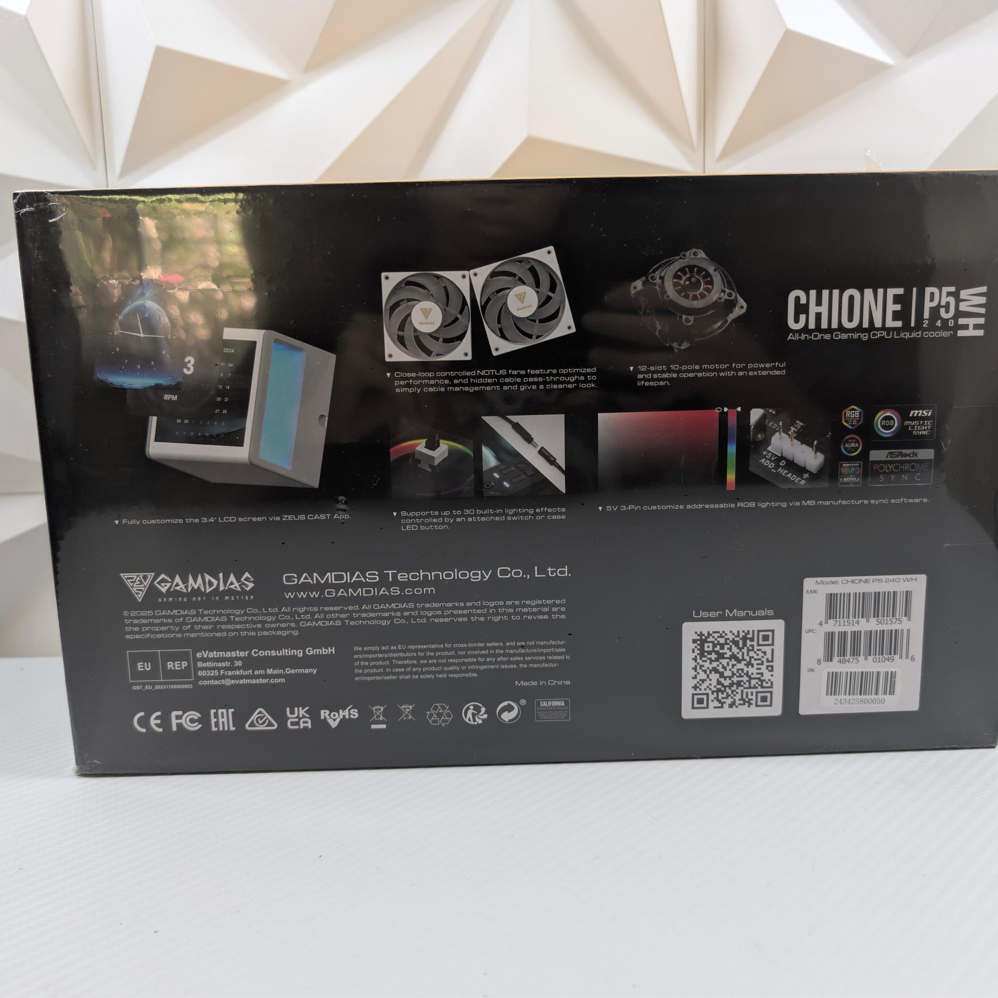 GAMDIAS CHIONE P5-240 WH