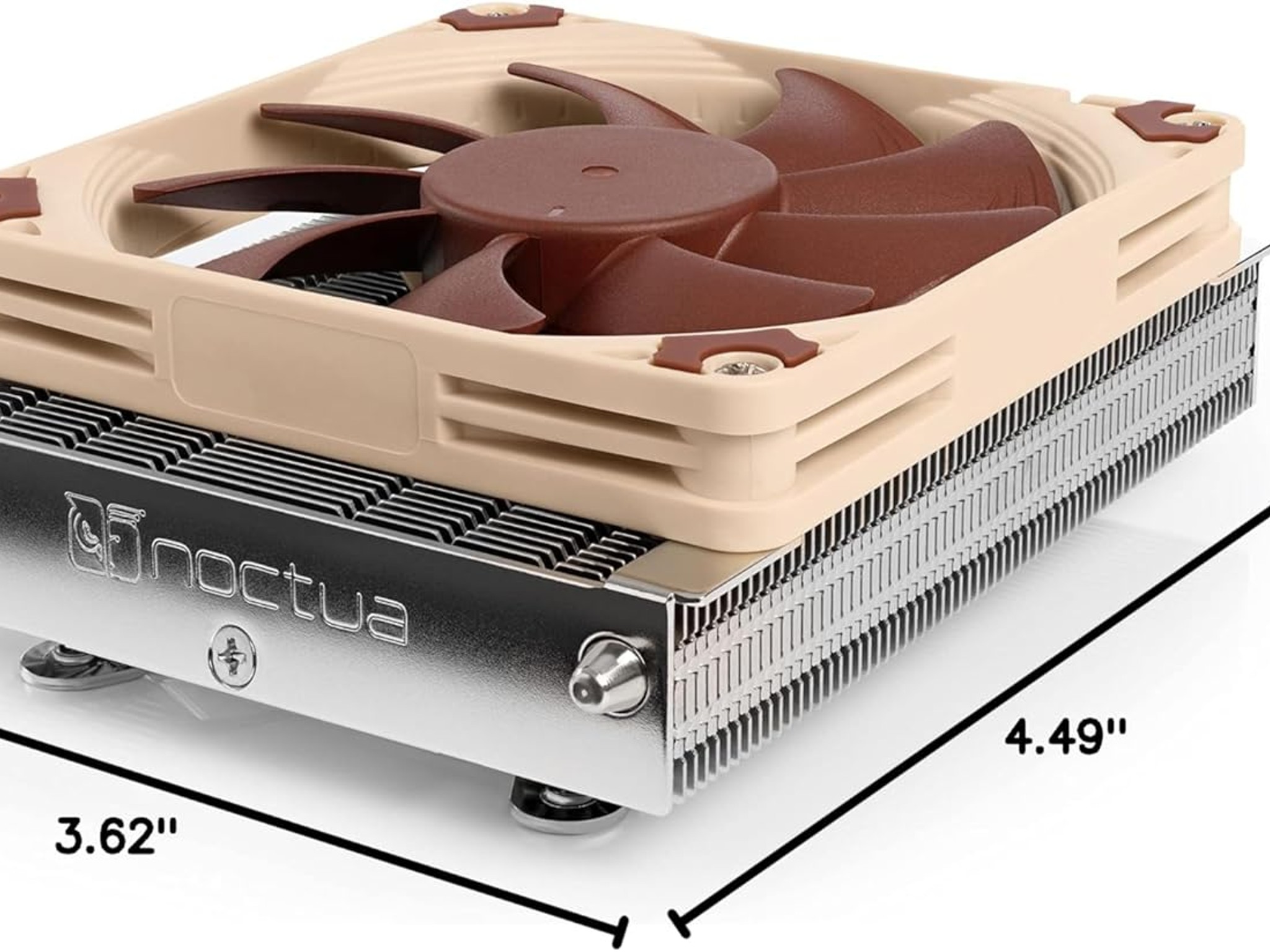 Noctua NH-L9a-AM4, Premium Low-Profile CPU Cooler for AMD AM4 (Brown)
