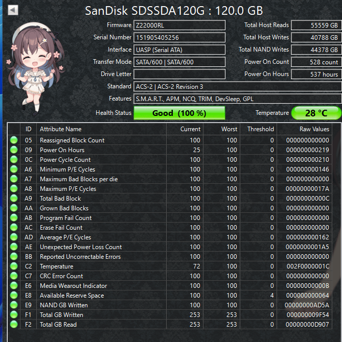 SanDisk SSD Plus 120GB SATA SSD | Tested & Functional
