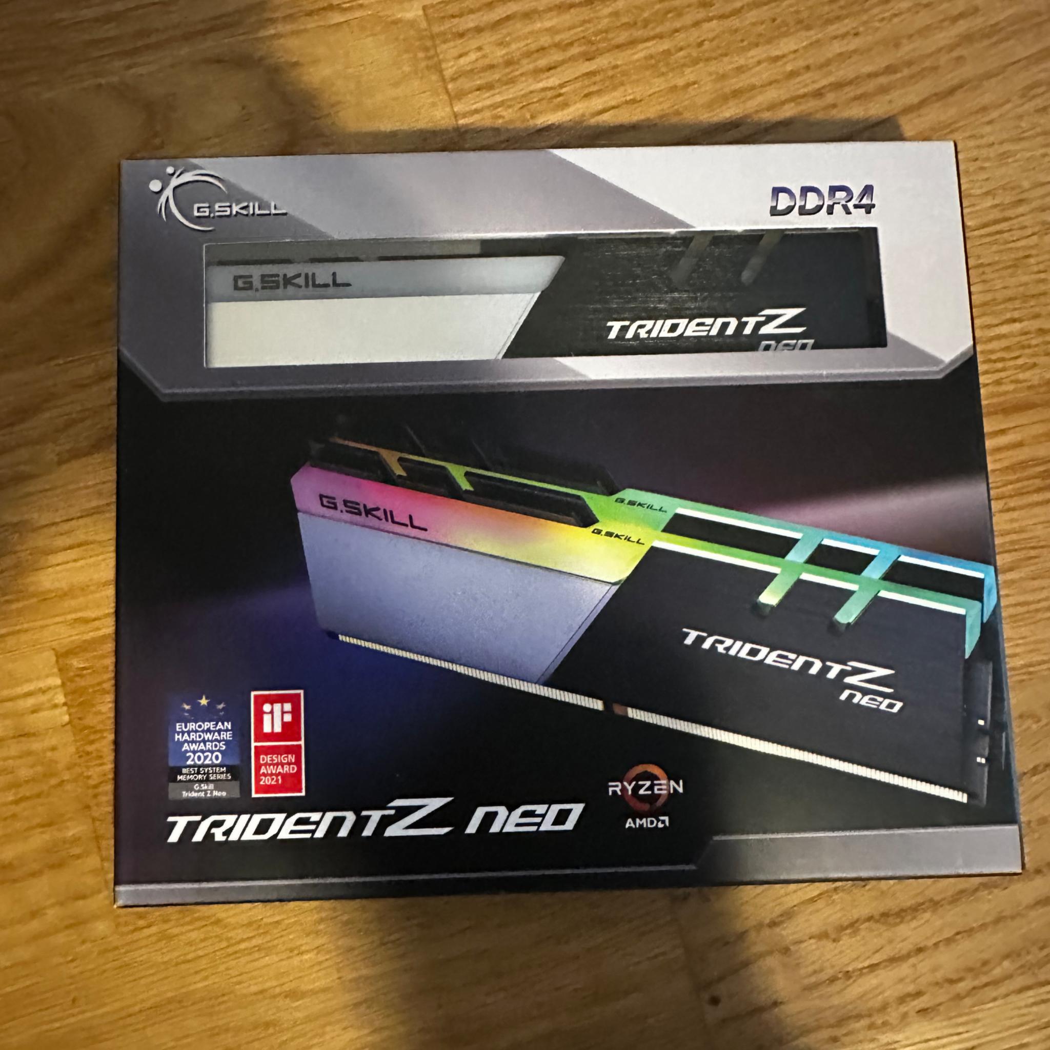 TridentZ Neo 32gb DDR4 3600