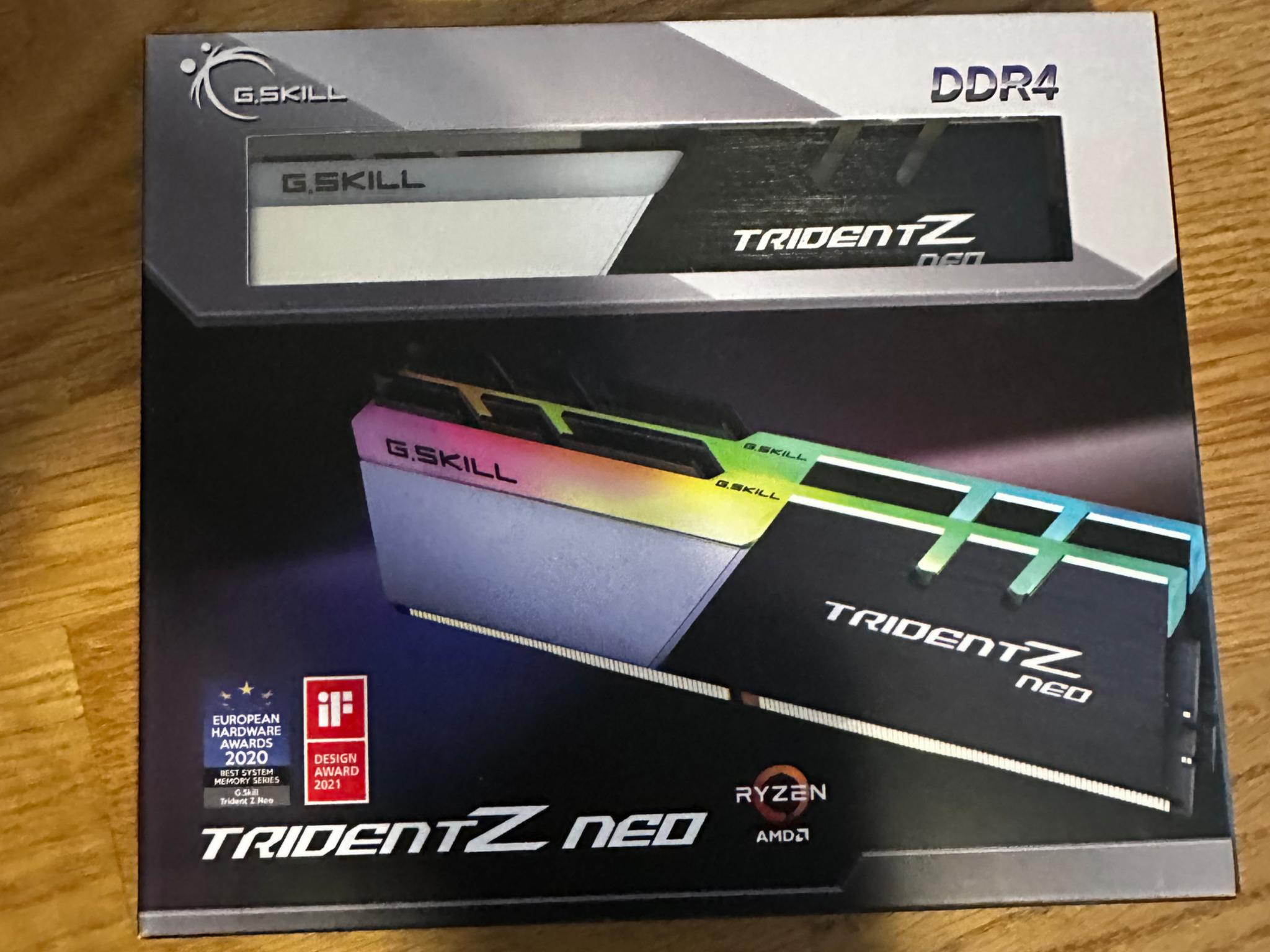 TridentZ Neo 32gb DDR4 3600
