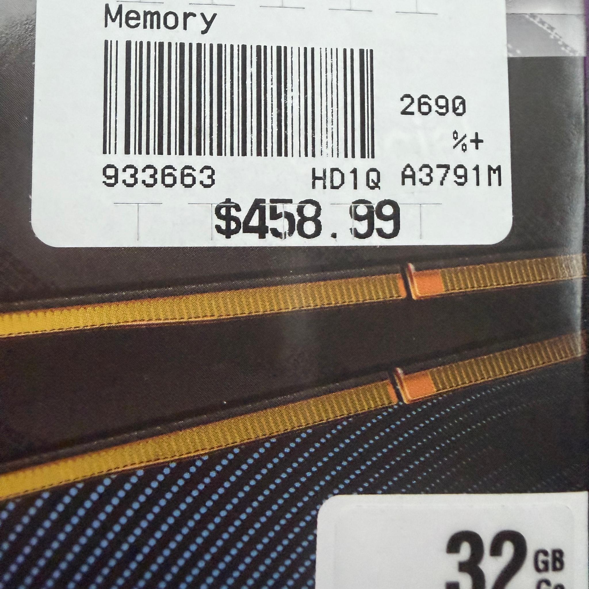 Crucial DDR5 Pro OC 32GB (2x16GB) 6400 MT/s - Sealed [W] PayPal