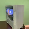 BLUE Glass Gaming PC | Intel i5 / Amd RX580 / 8GB / 600GB Win 10 Pro WiFi