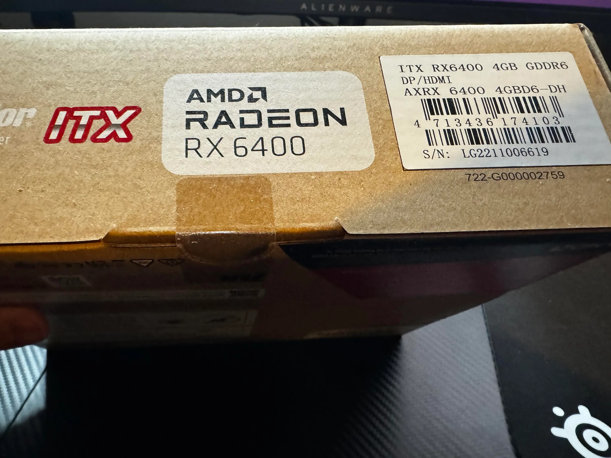 BNIB PowerColor AMD Radeon RX 6400 ITX Graphics Card with 4GB GDDR6 Memory