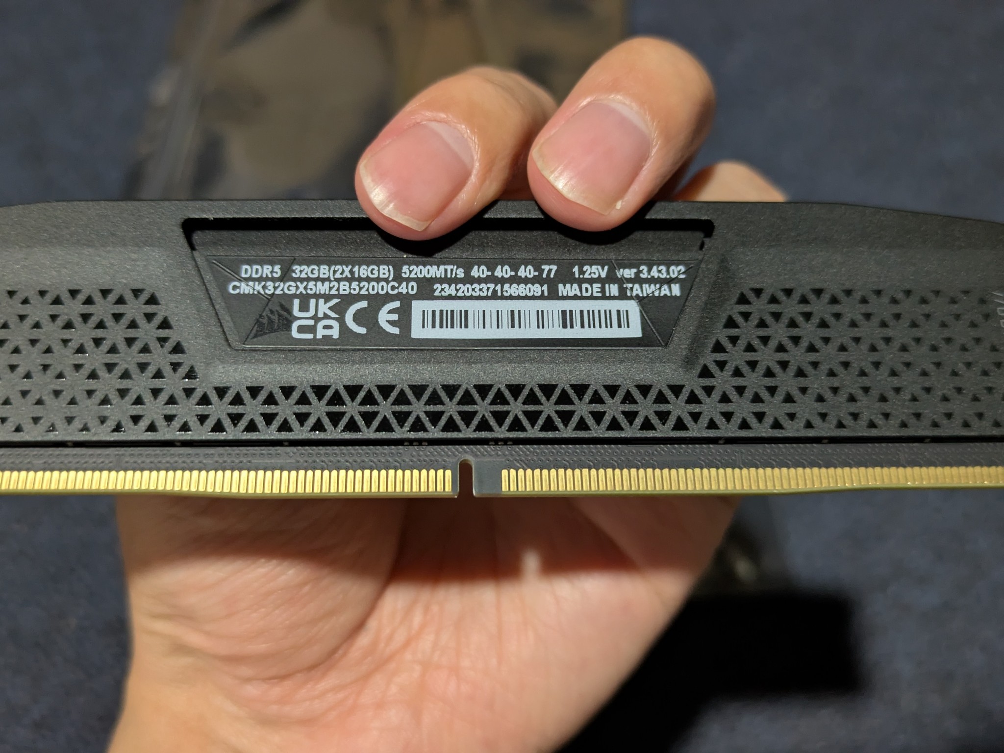 Corsair Vengeance DDR5 2x16 5200 MT CL40 XMP ready