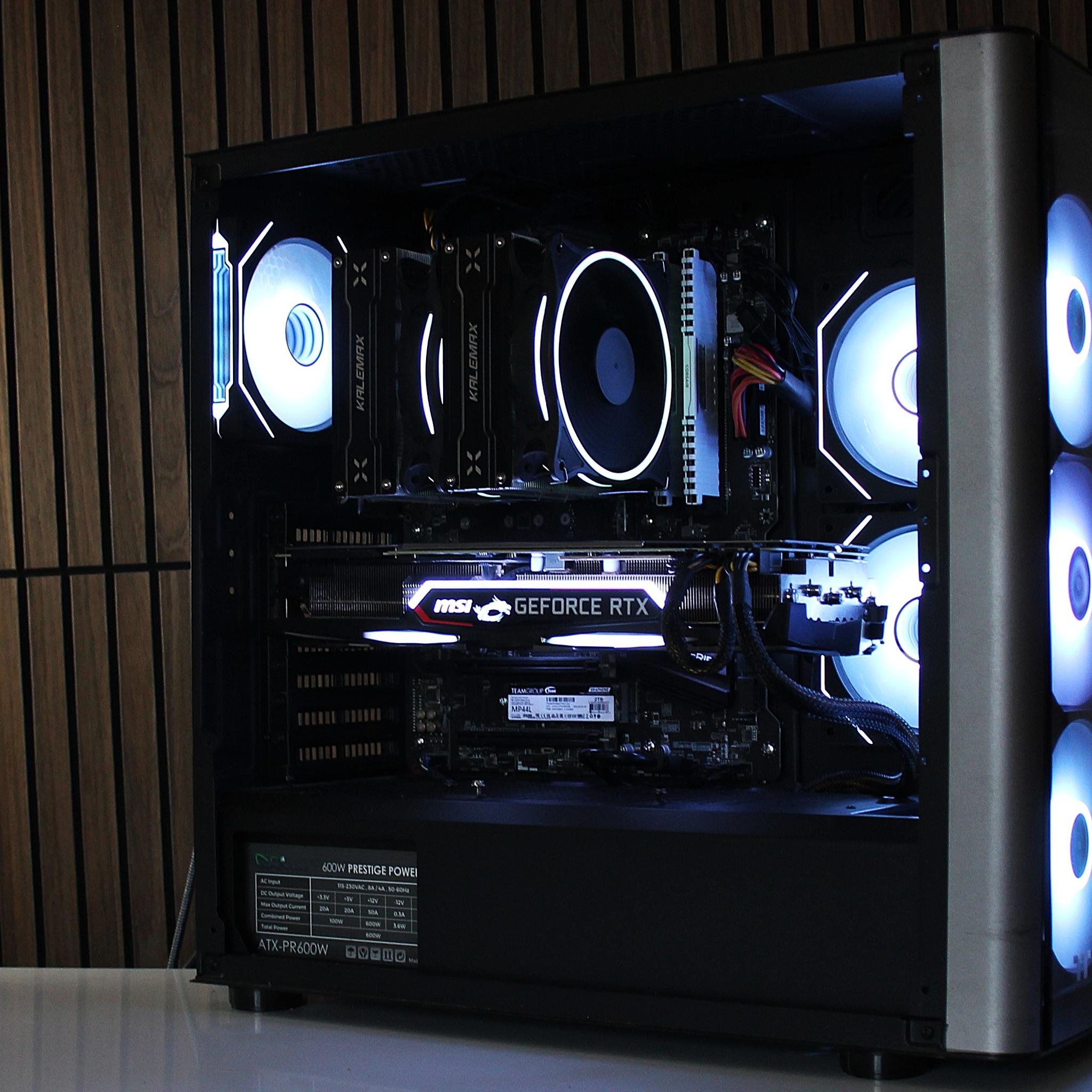 ❄️1080P/1440P Gaming PC ❄️| RTX 2080 8GB💻| DDR4 | 16GB RAM | Windows 11 | NVMe | Ryzen 5