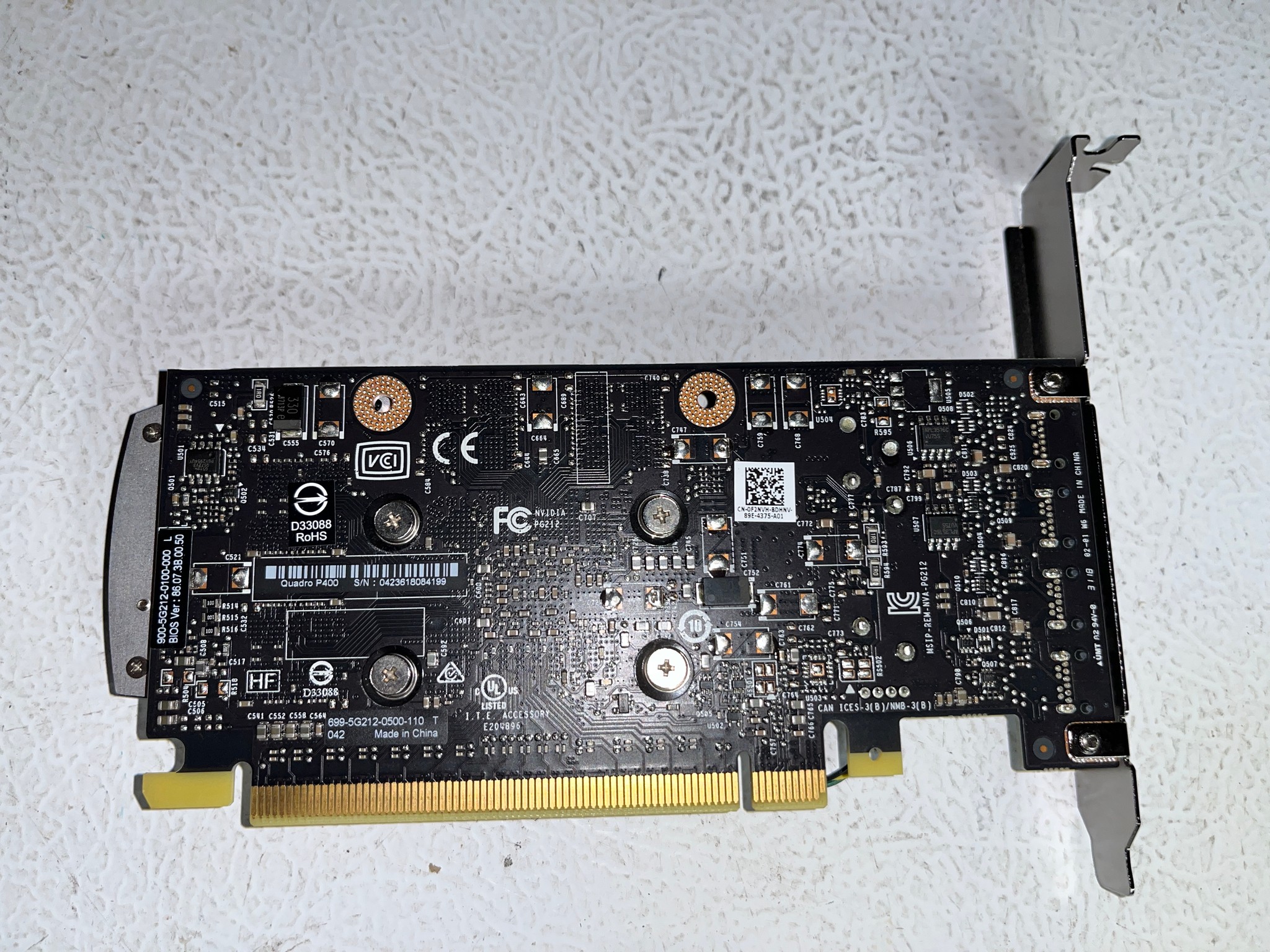 NVIDIA Quadro P400 2GB GDDR5 Workstation GPU – 3× Mini DP – Full‑Height Bracket