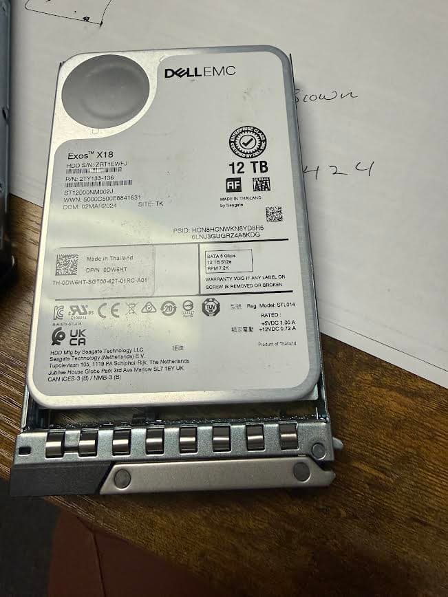 Dell EMC  Exos x18