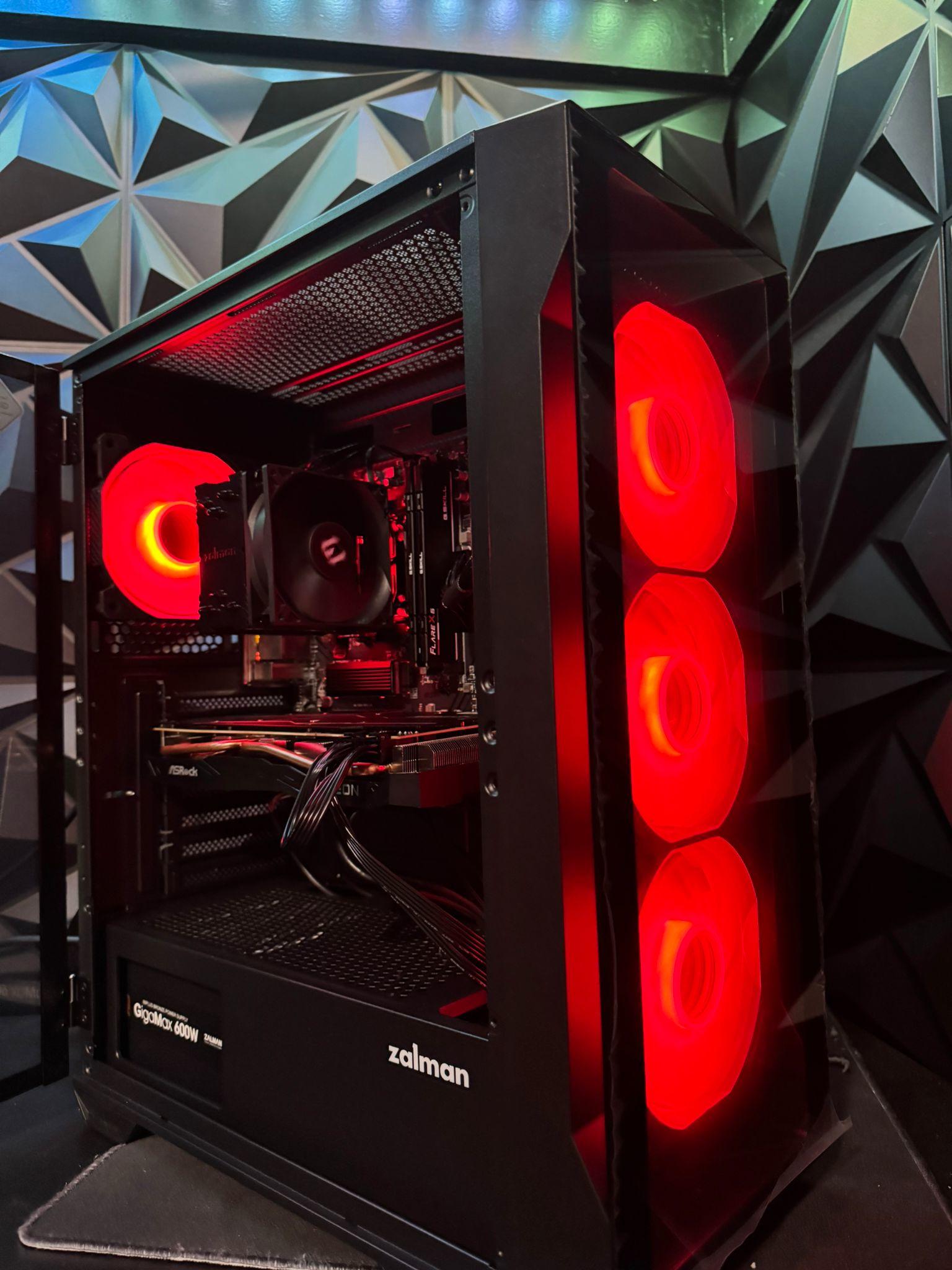 🟥🩸Red Leader🟥🩸1440P Gaming Ryzen 5 7600| RX 6700XT 12 GB| 32 GB DDR5| 1 TB NVMe