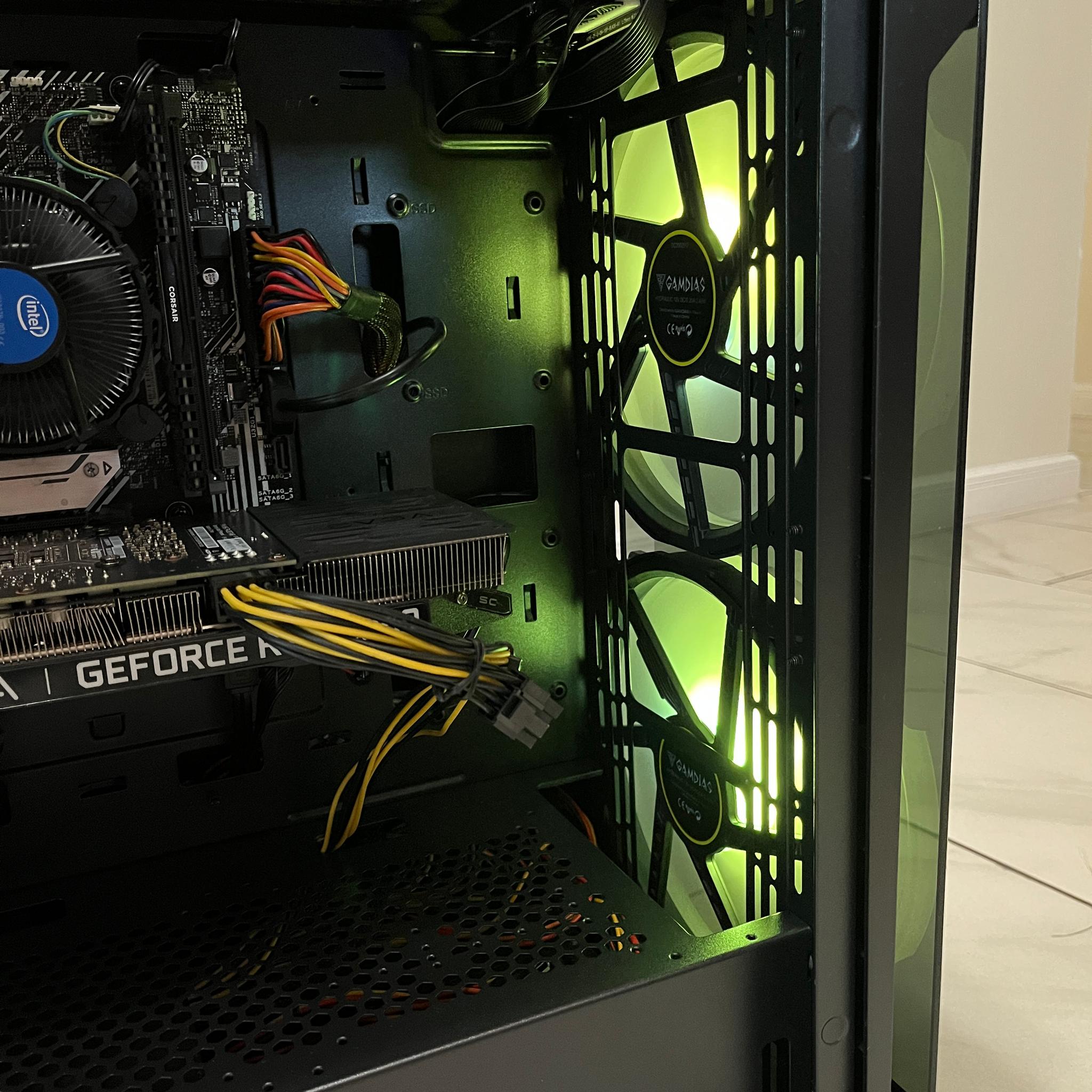 NVIDIA RTX 2060, Intel Core i3-10100, 16GB RAM, 4.2TB Storage, Gaming PC w/ Wi-Fi & BT