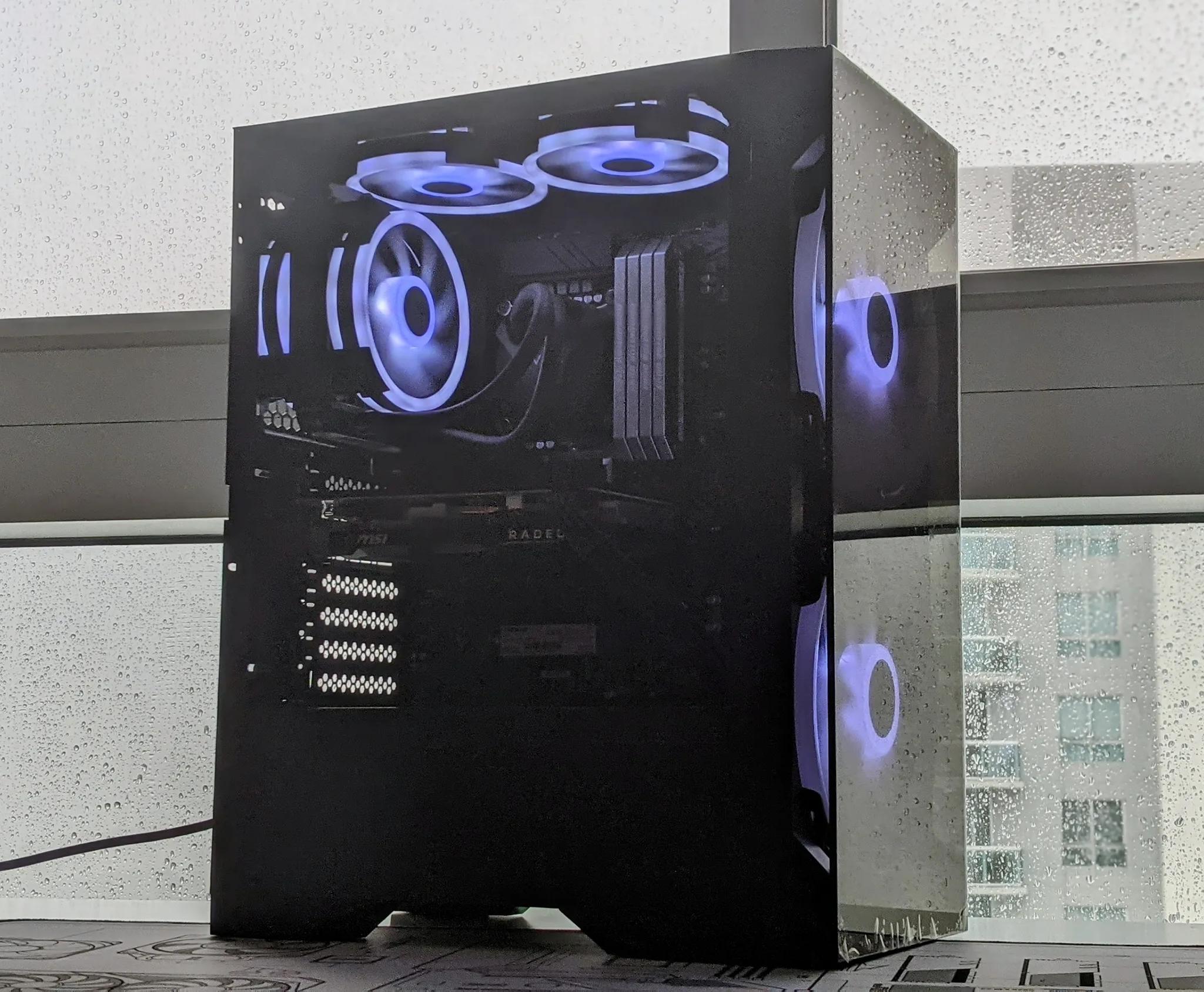 Omega💪/ Watercooled Intel Core i3-10100f, RX 5500xt 8GB, Mid-Range Gaming PC