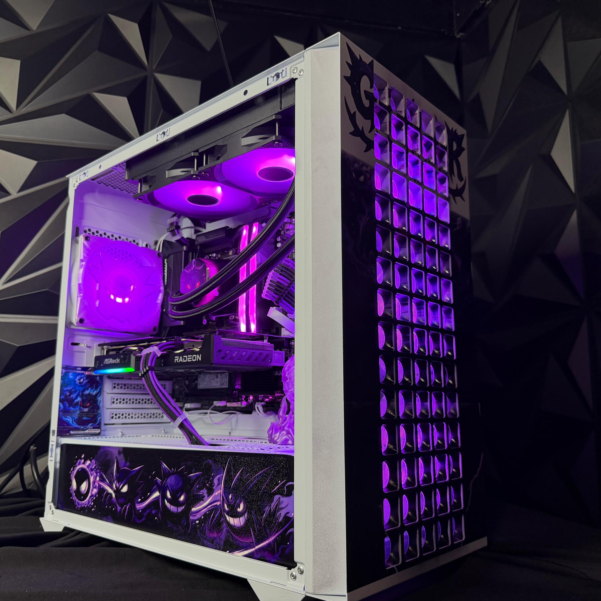 👻💜 GENG GANG 96 💜👻Ryzen 5 9600X| RX 9060XT 16GB| 32 GB DDR5| 1.25 TB NVMe| 650W PSU