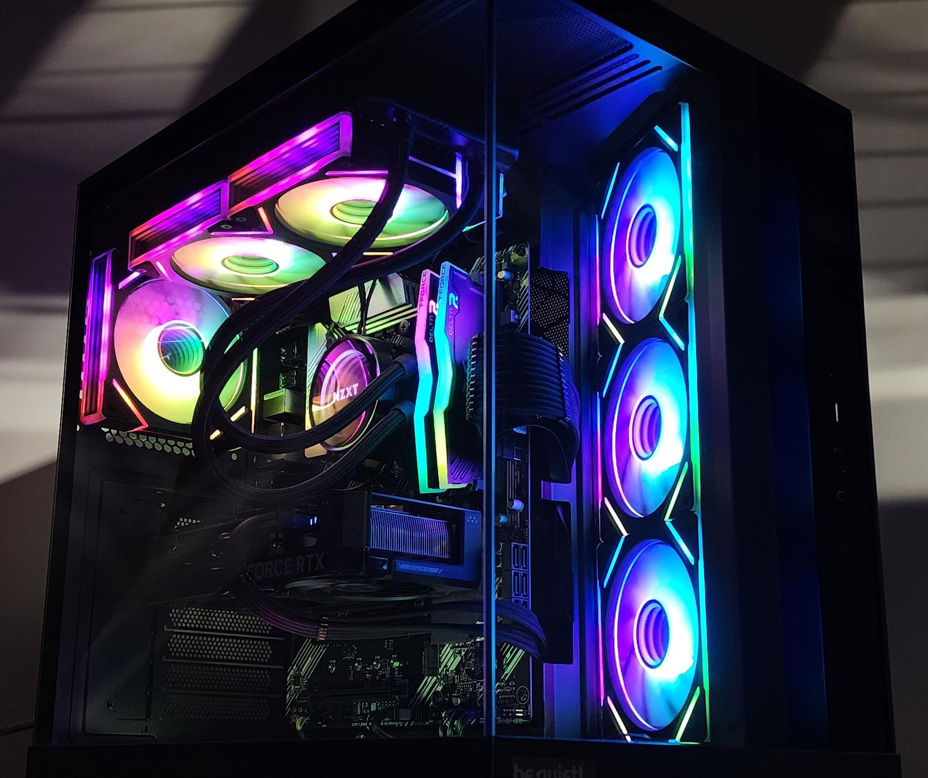 Gaming PC Ryzen 7 5800X 32GB RAM 1TB SSD RTX 4060 8GB Windows 11 Computer