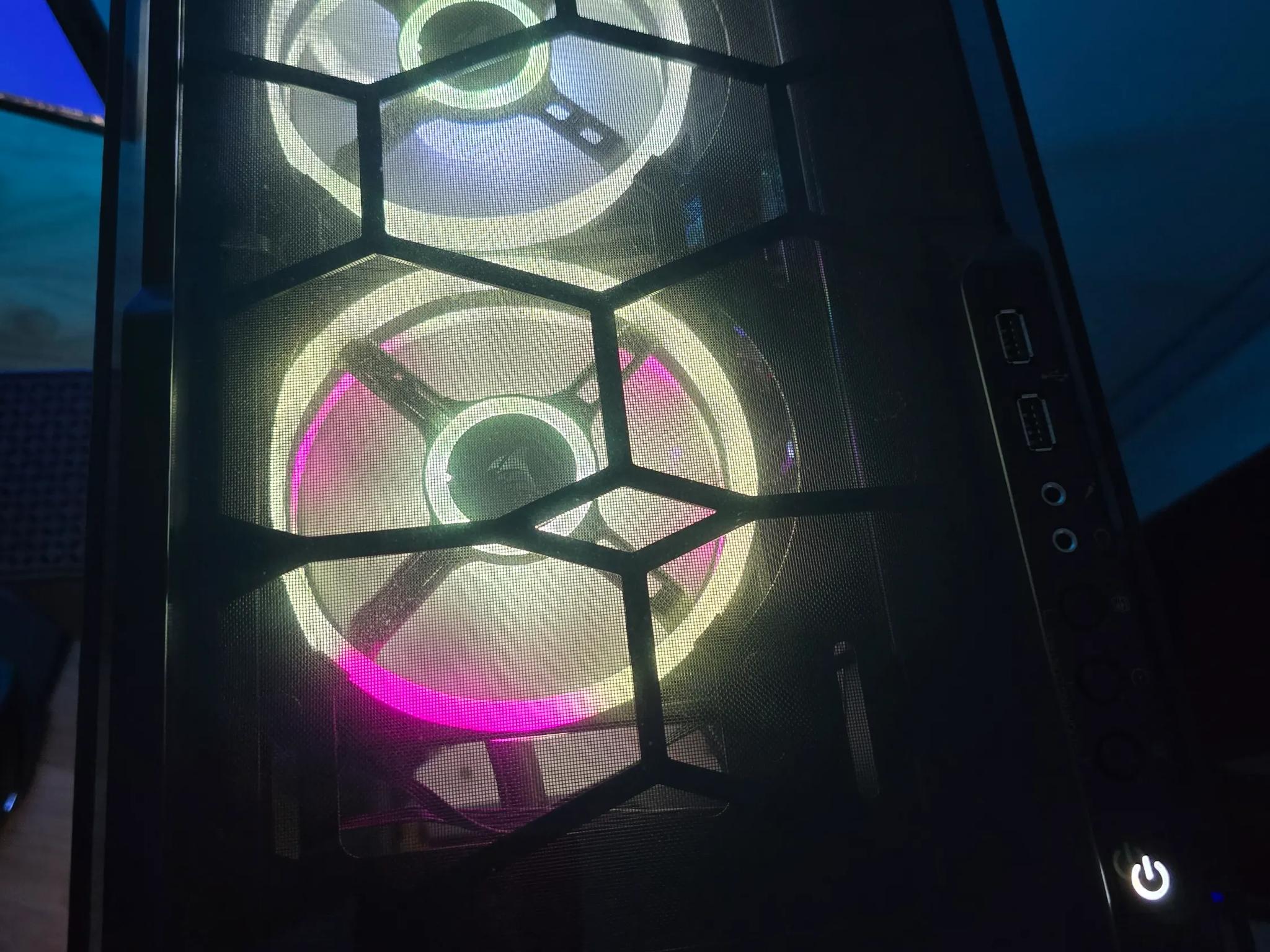 Corsair Crystal 570X Tempered Glass Case W/ Power Supply Case Fans (6) & More