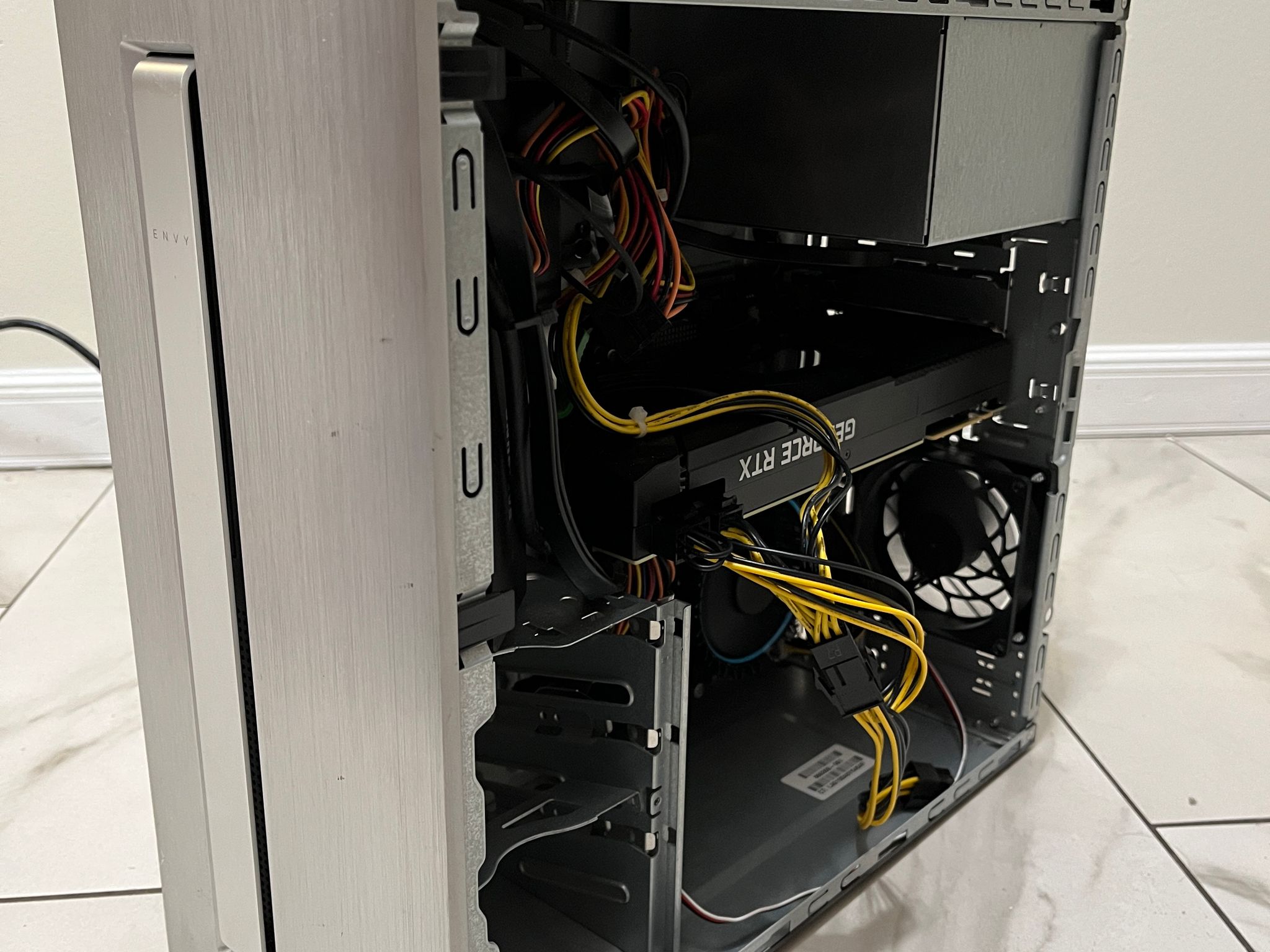 NVIDIA RTX 2080, Intel Core i5-12400, 16GB RAM, 1TB SSD - Sleeper HP Modded Gaming PC w/ Wi-Fi
