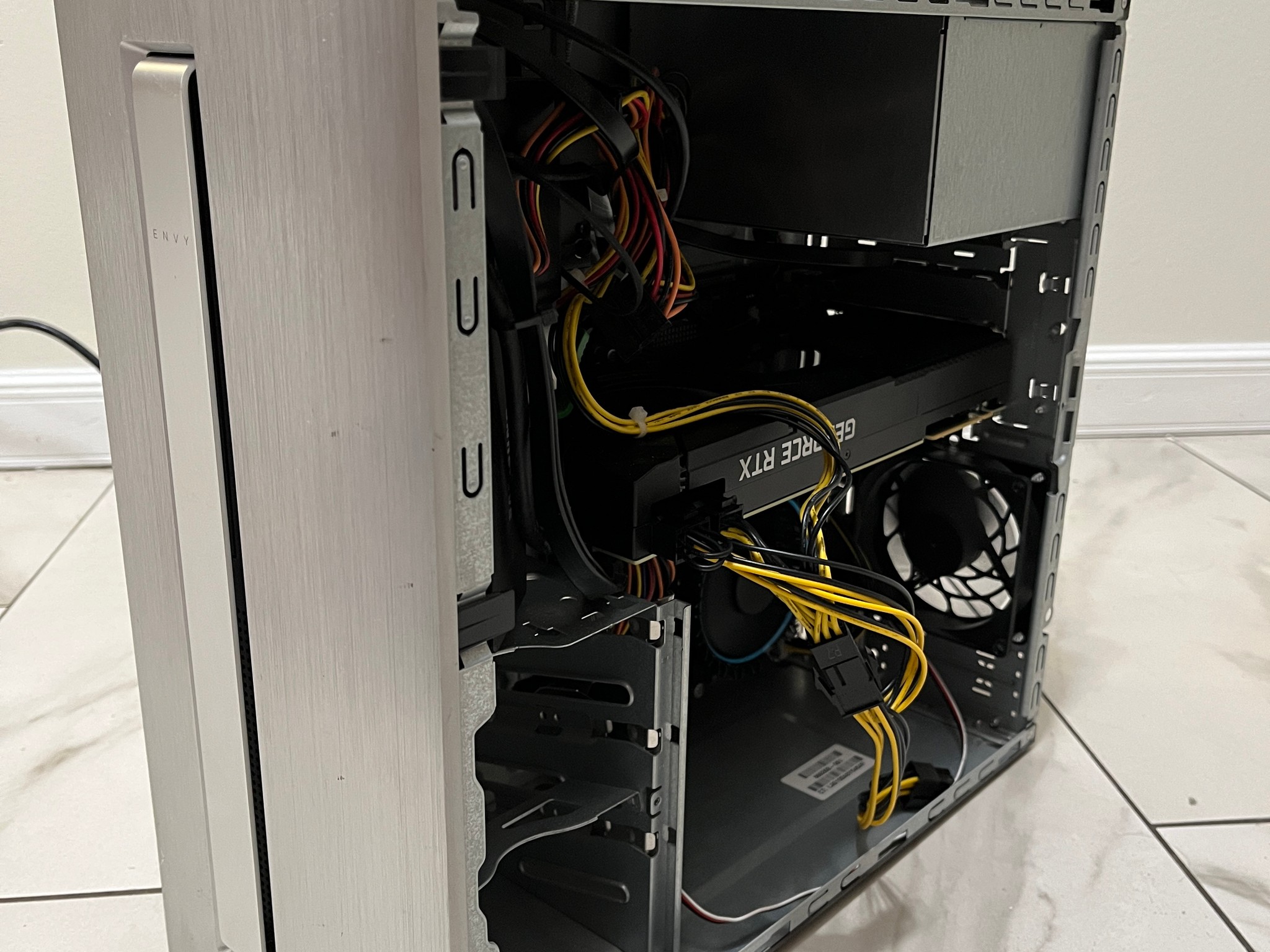 NVIDIA RTX 2080, Intel Core i5-12400, 16GB RAM, 1TB SSD - Sleeper HP Modded Gaming PC w/ Wi-Fi