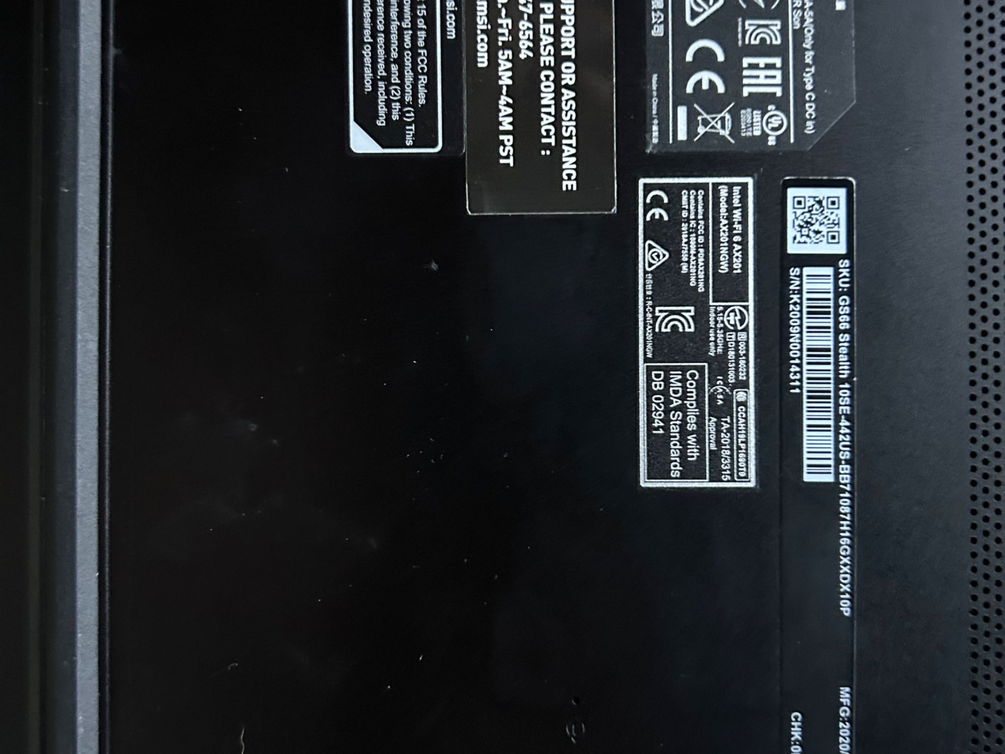 Msi G66 Stealth 10SE-442