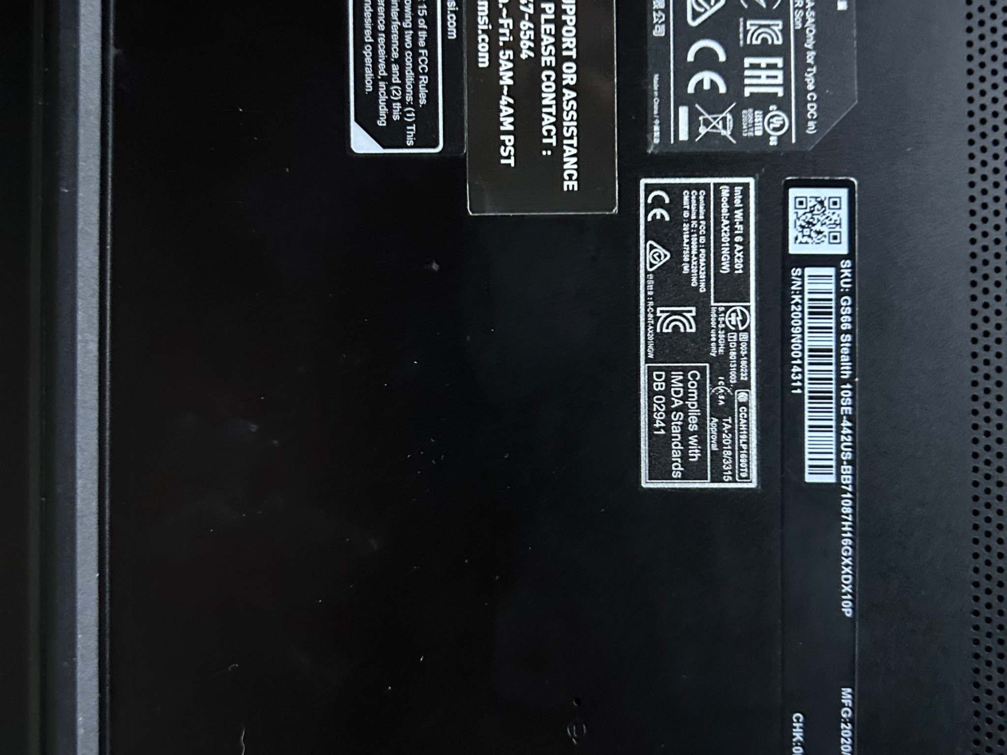 Msi G66 Stealth 10SE-442