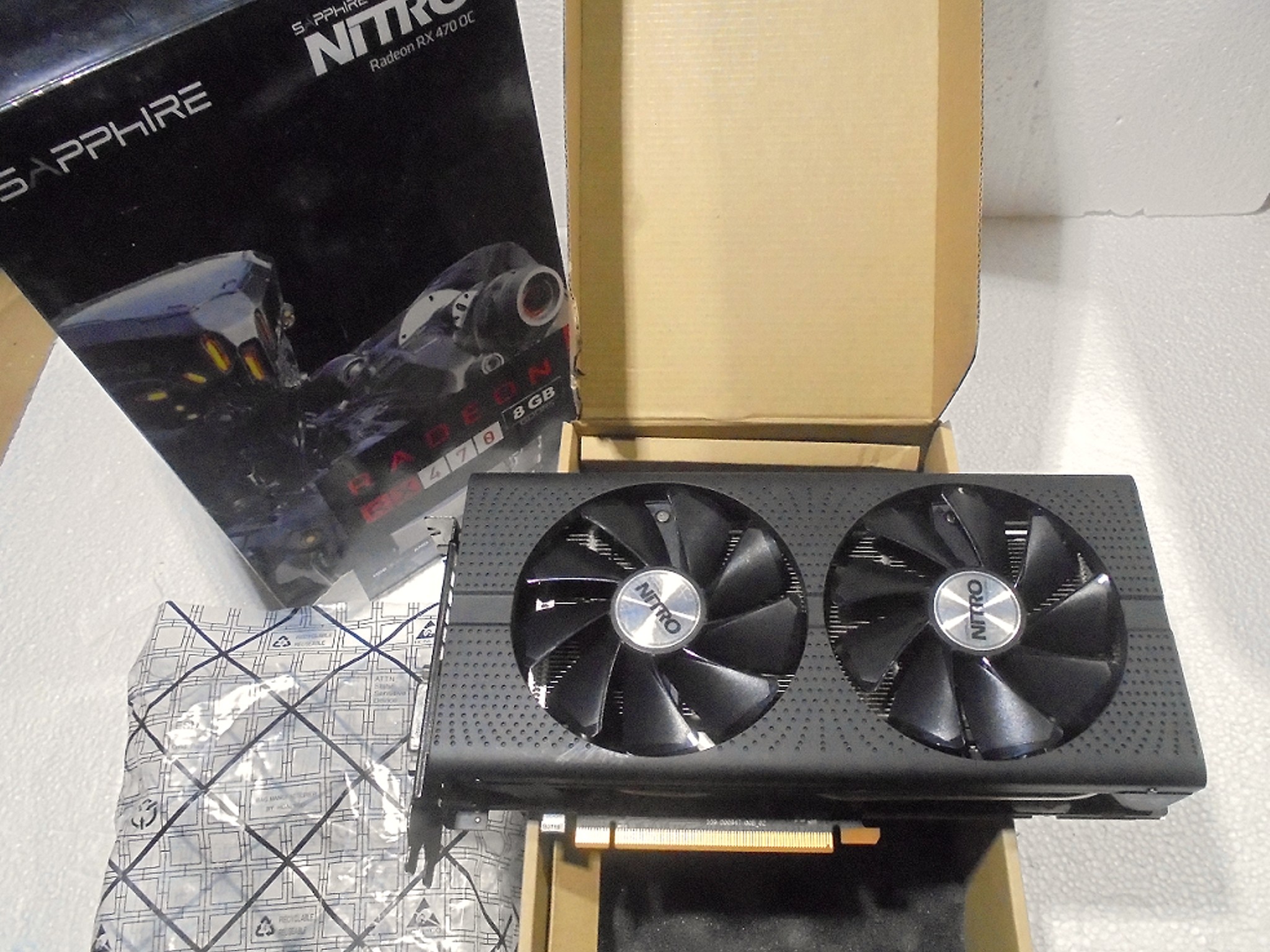 Sapphire Nitro+ RX 470 OC 8GB Dual Bios LED Good Condition Recent Refresh/Serviced