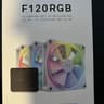 F120 NZXT RGB white Triple (RGB Fan & Controller Included) - 120mm Fan - White