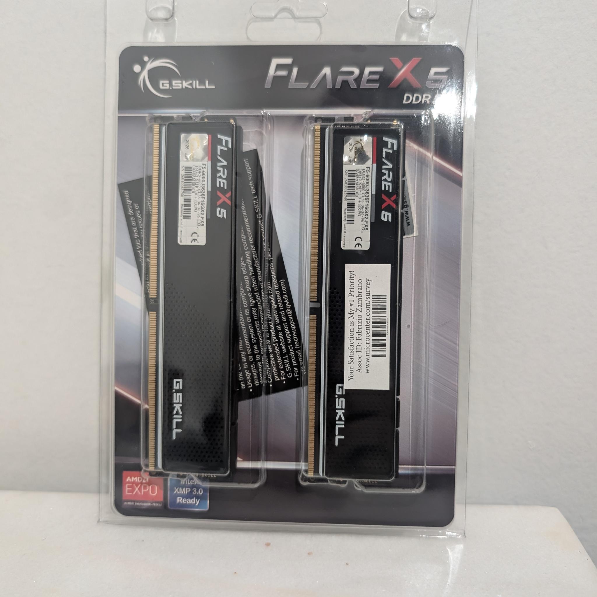 ON SALE G.SKILL DDR5 FLARE X5 2x16gb