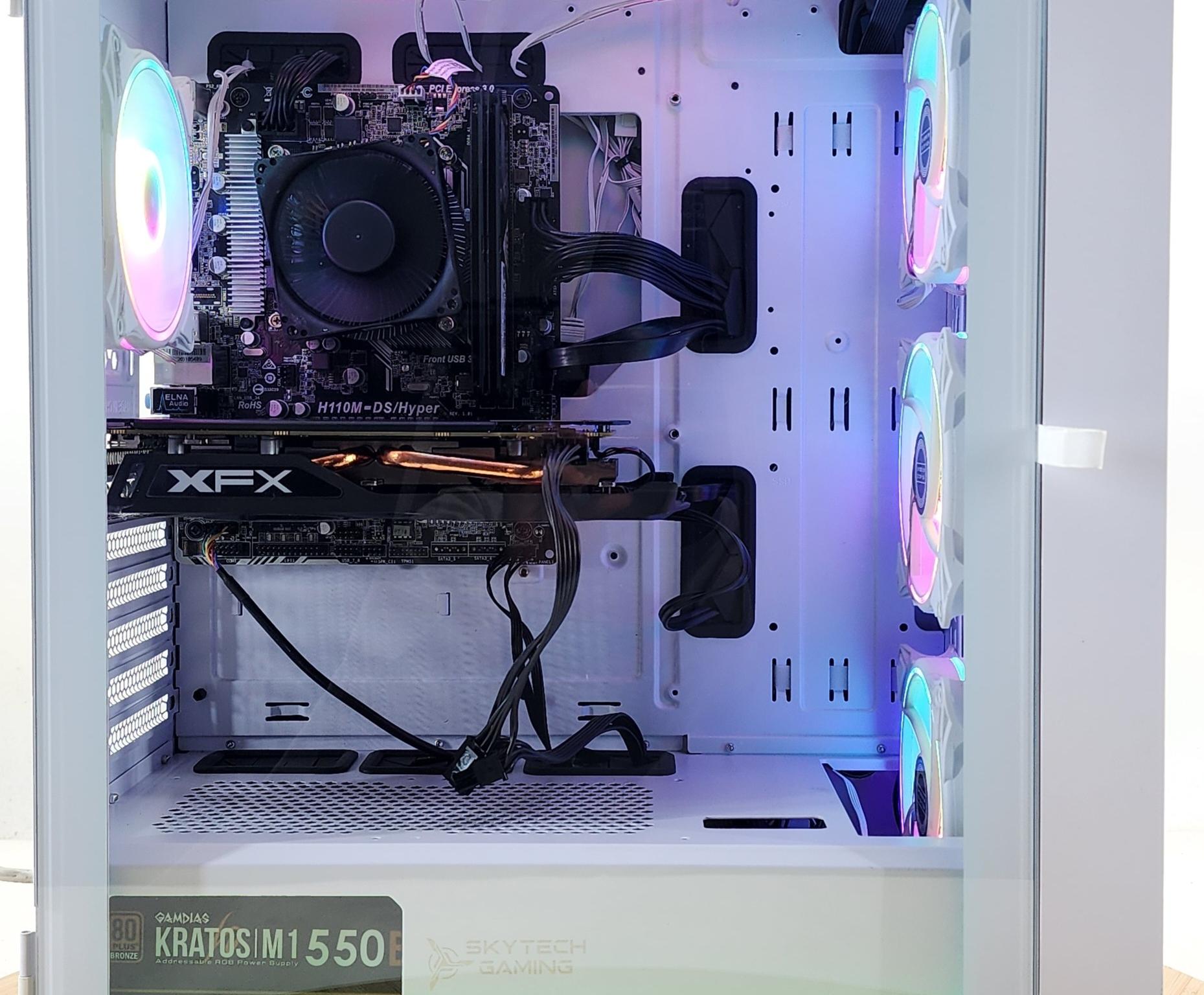Gaming PC i5-6500 16GB RAM 256GB SSD + 1TB HDD RX 580 8GB Windows 11 Computer