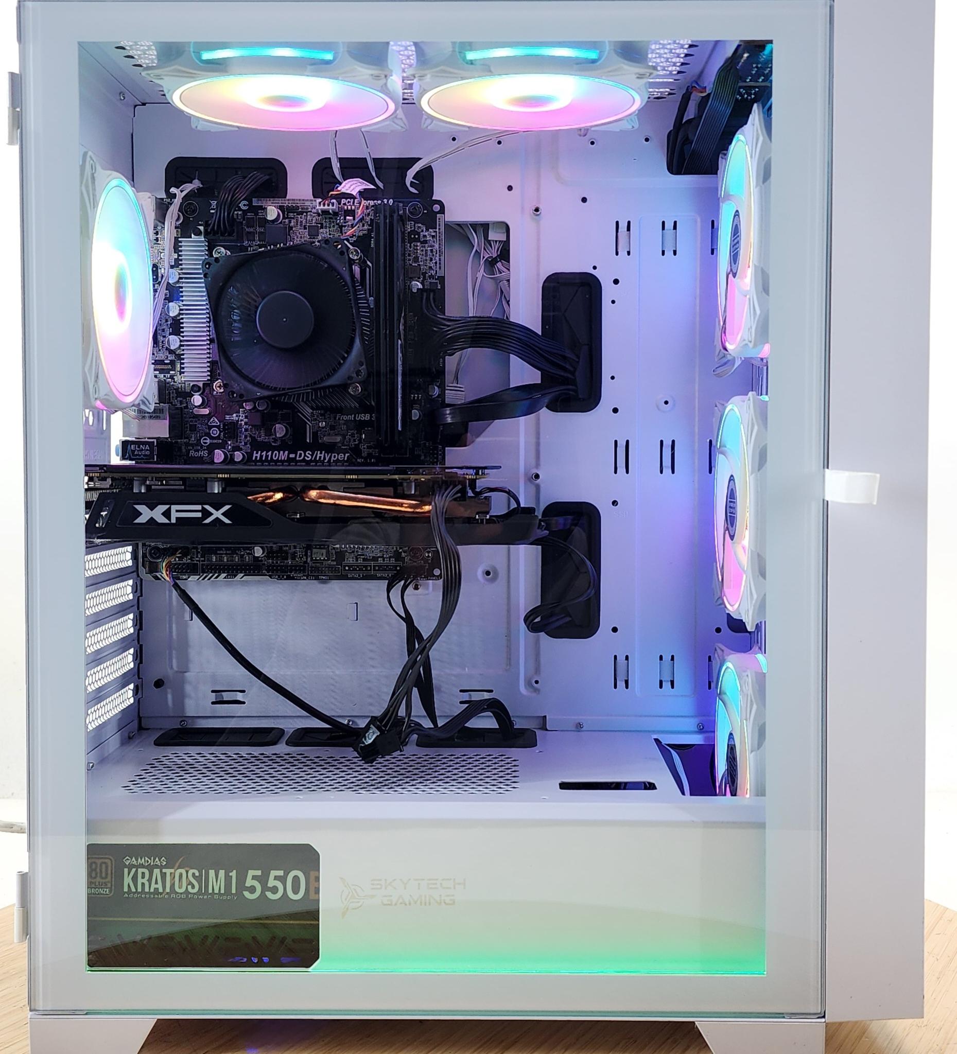 Gaming PC i5-6500 16GB RAM 256GB SSD + 1TB HDD RX 580 8GB Windows 11 Computer