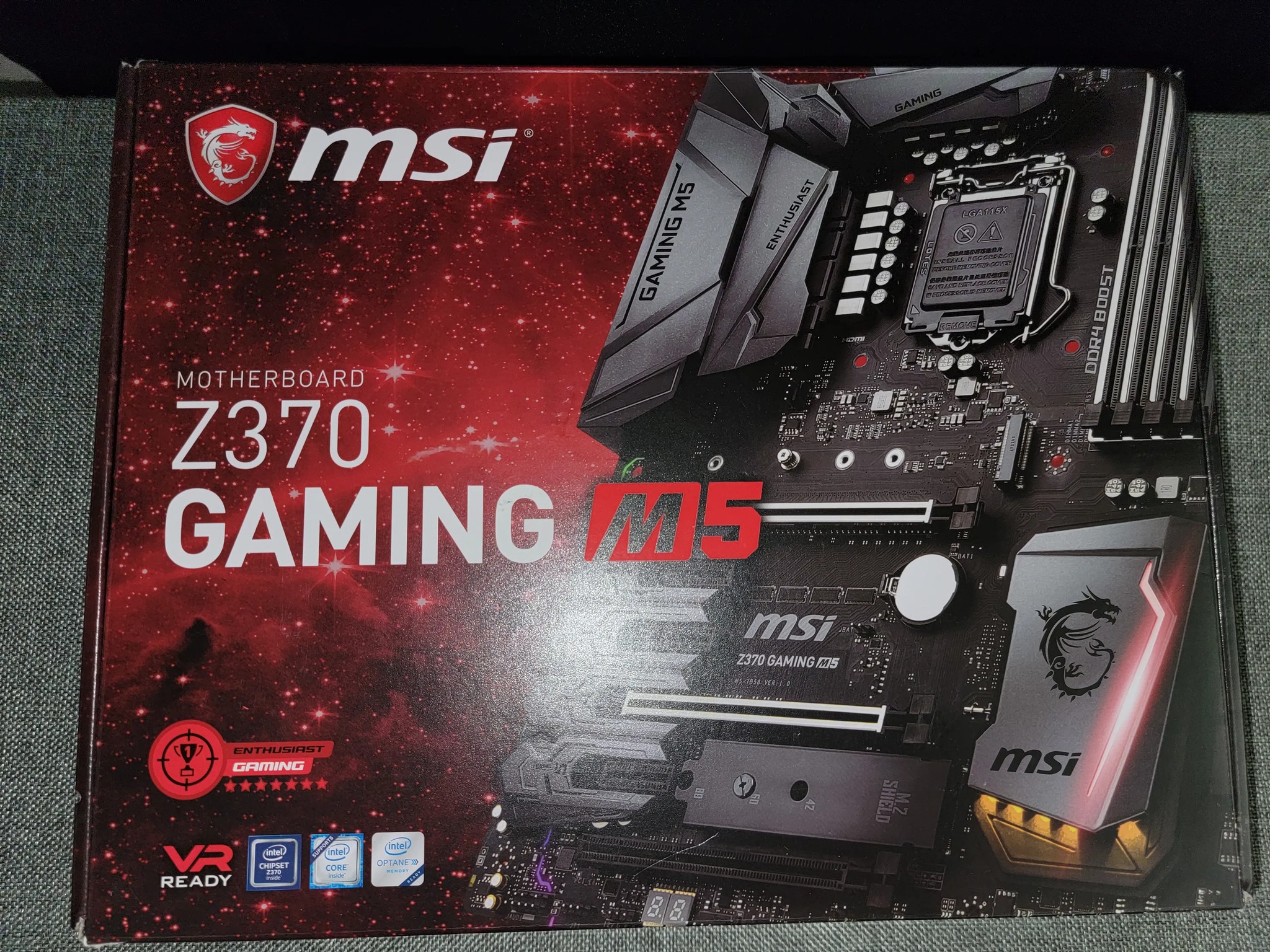 MSI Z370 Gaming M5 Motherboard (Supports 9th / 8th Gen Intel Core Socket LGA 1151)