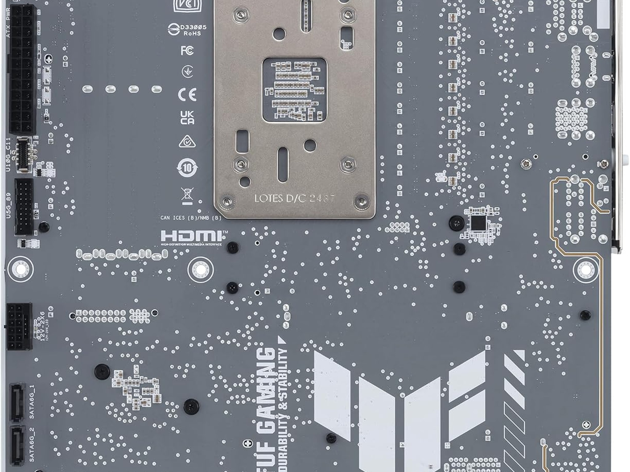 ASUS TUF Gaming B850-BTF WiFi W AMD B850 ATX Motherboard, Hidden-Connector Design