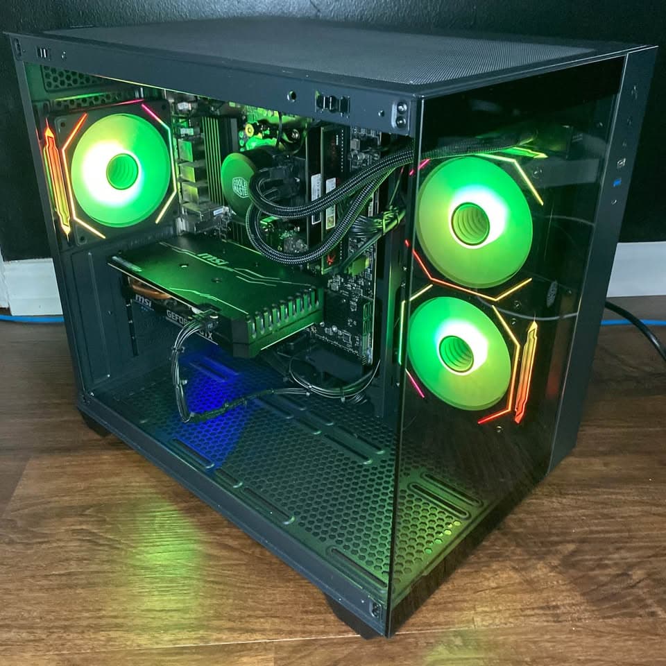 Black Gaming PC (GTX 1660 S 6GB + AMD Ryzen 5 2600 + 16GB DDR4 + SSD)